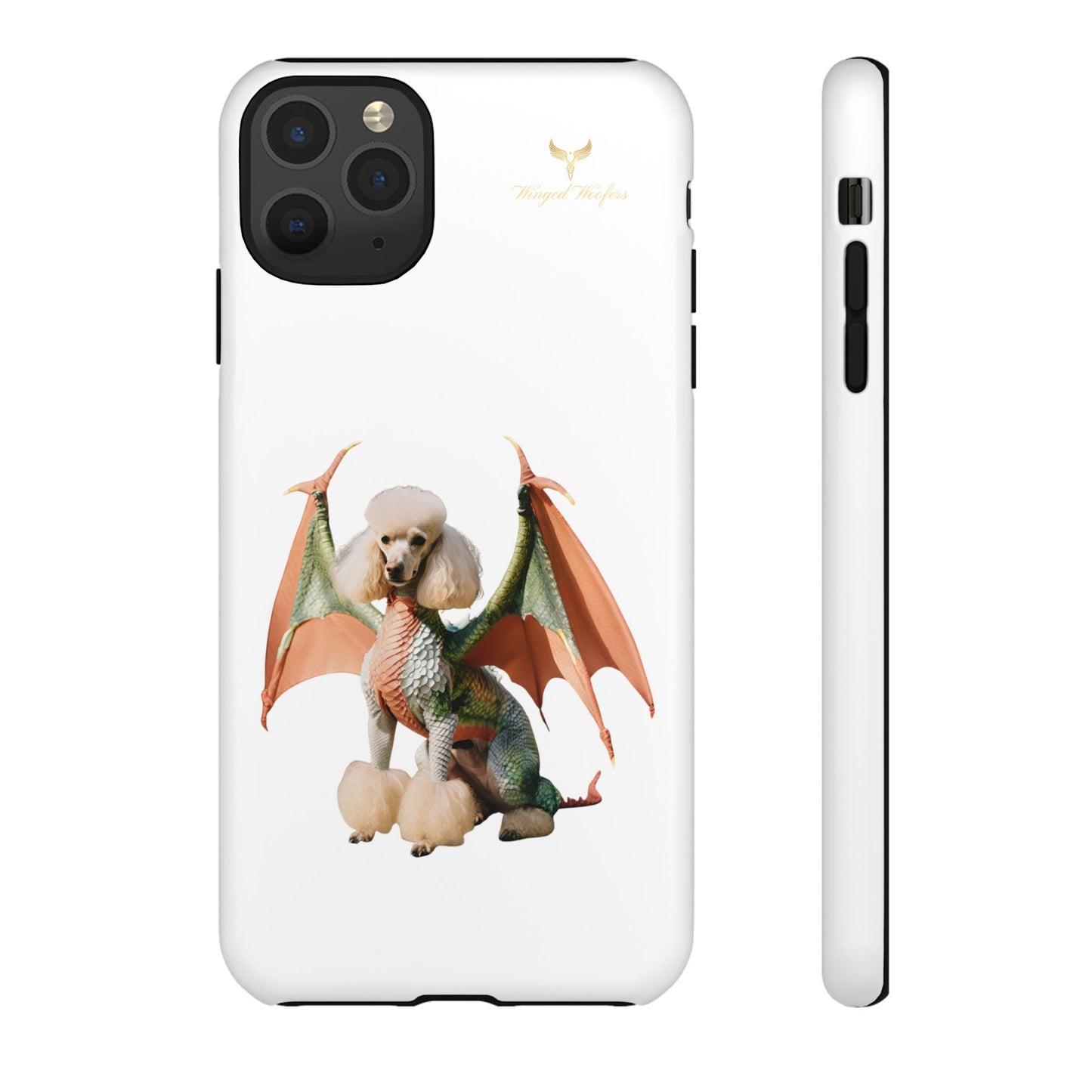 Unique Dragon Poodle Phone Case - Tough Cases for Pet Lovers