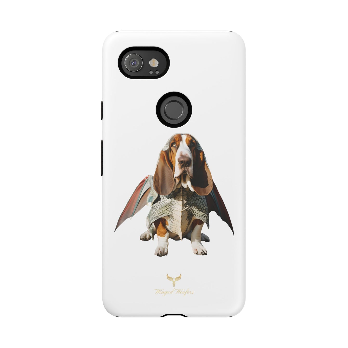 Whimsical Basset Hound Dog Phone Case - Tough Cases for Animal Lovers