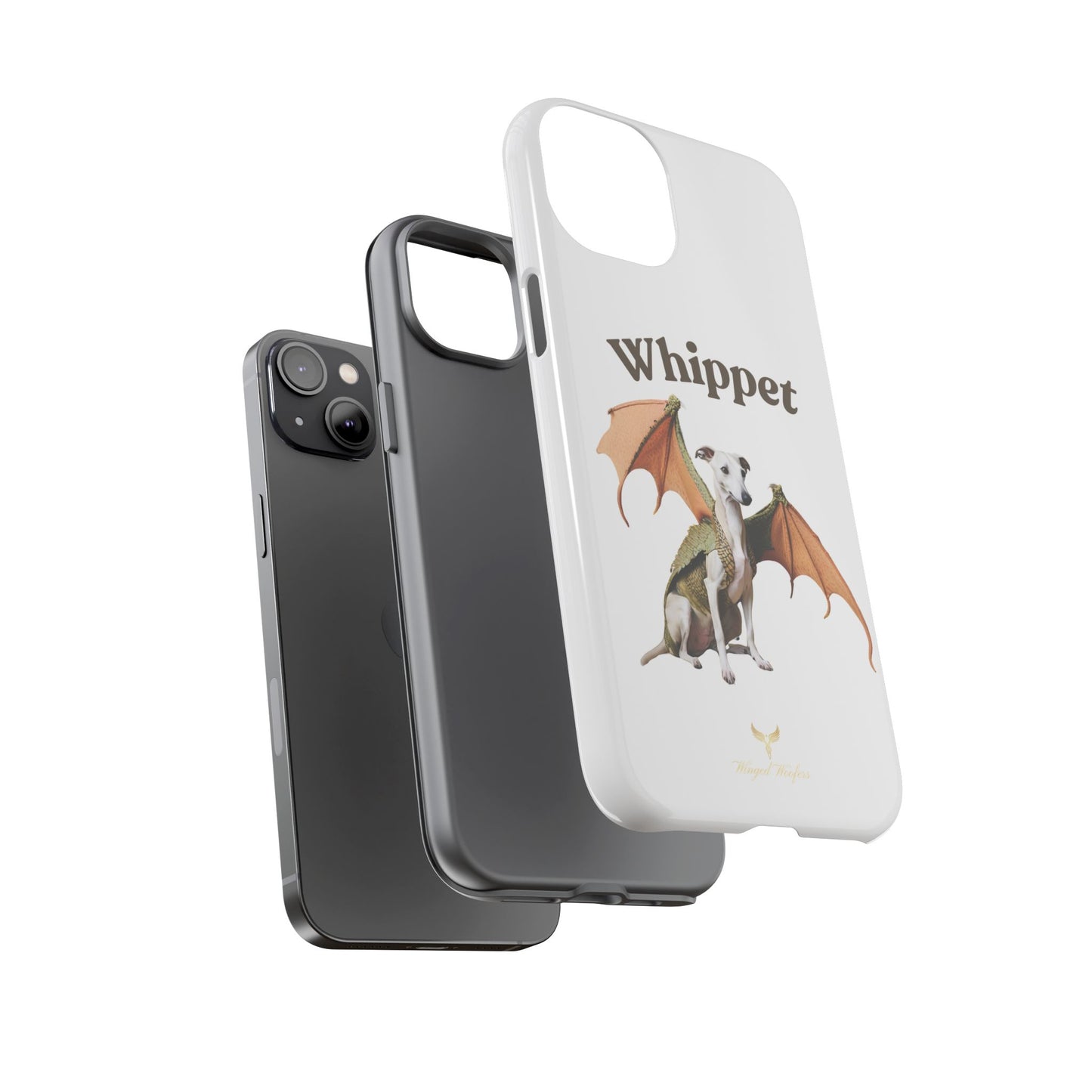 Whippet Dragon Phone Case - Tough & Stylish Pet Accessory