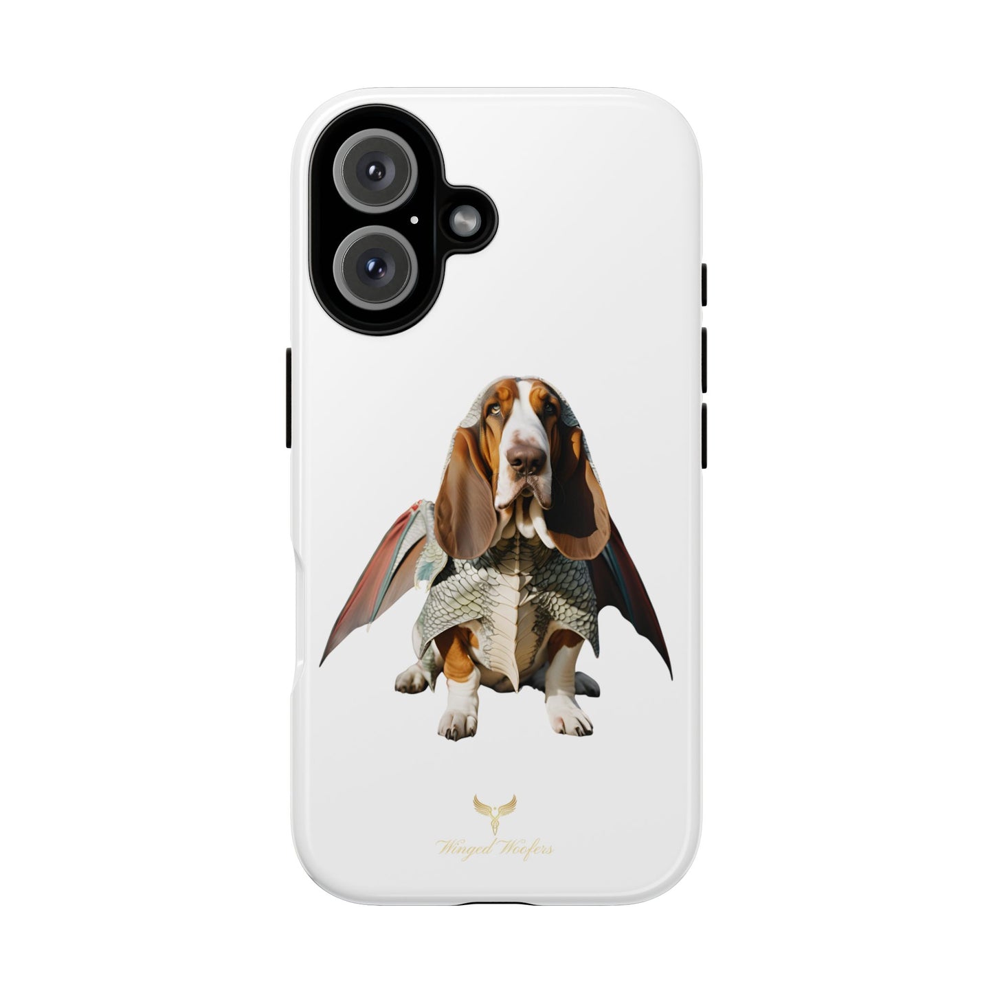 Whimsical Basset Hound Dog Phone Case - Tough Cases for Animal Lovers