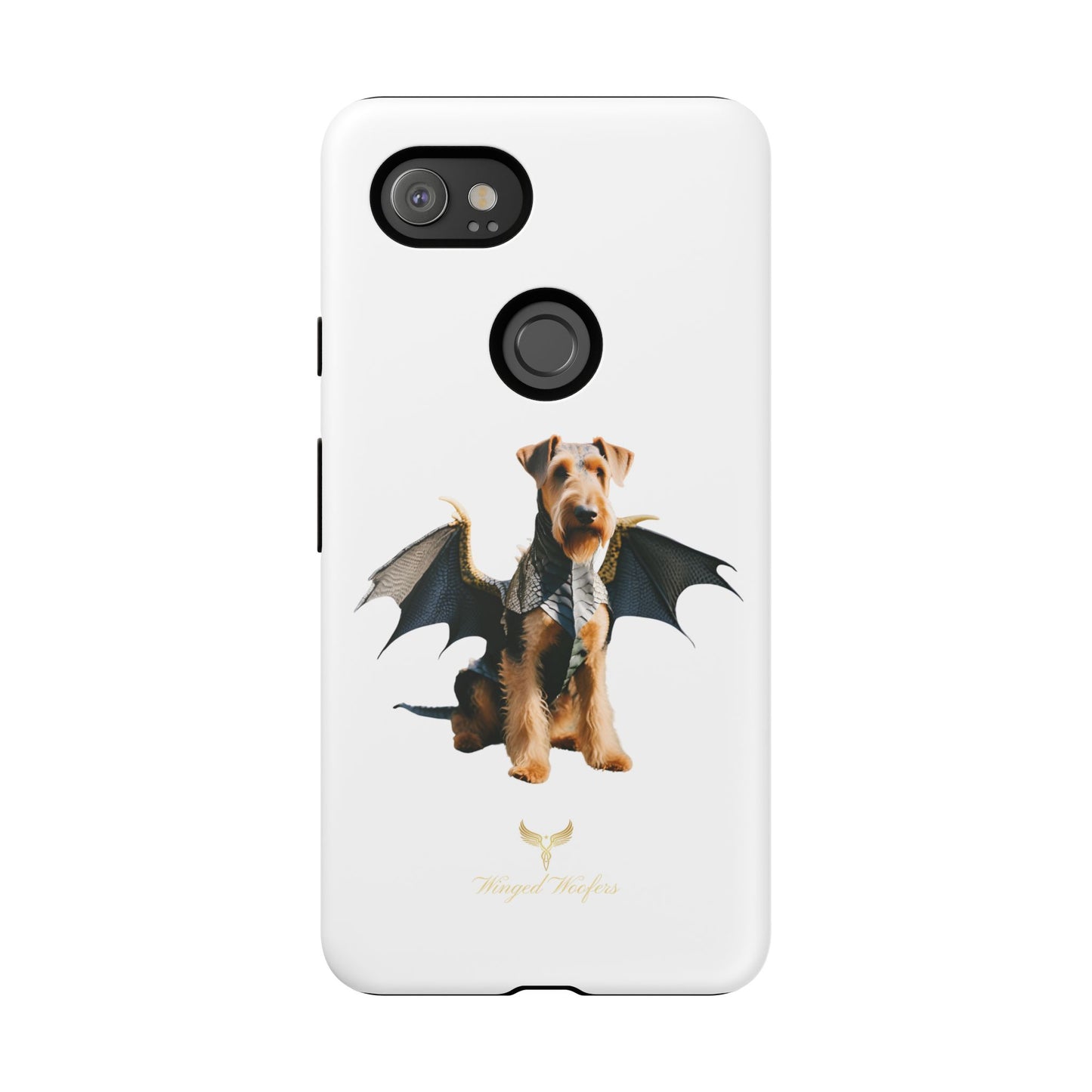 Cool Dragon Airedale Terrier Dog Phone Case - Tough Cases for Pet Lovers