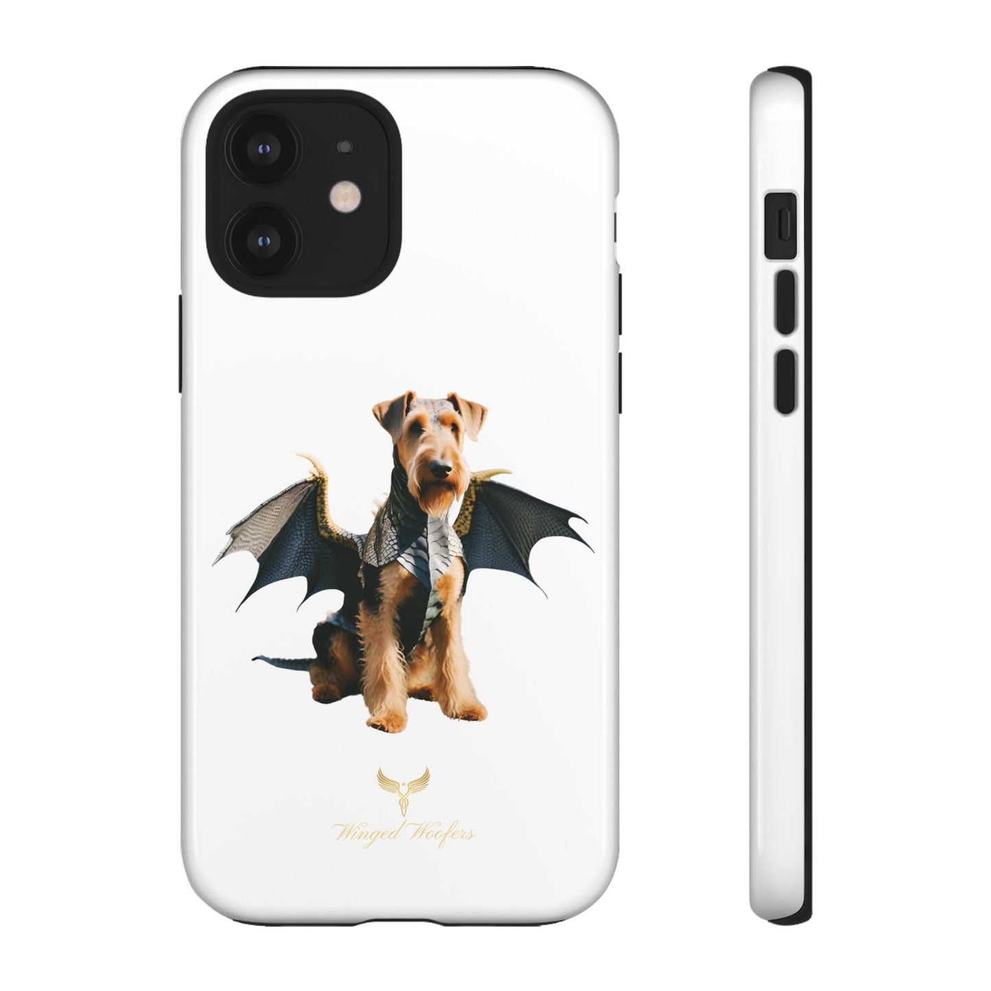 Cool Dragon Airedale Terrier Dog Phone Case - Tough Cases for Pet Lovers