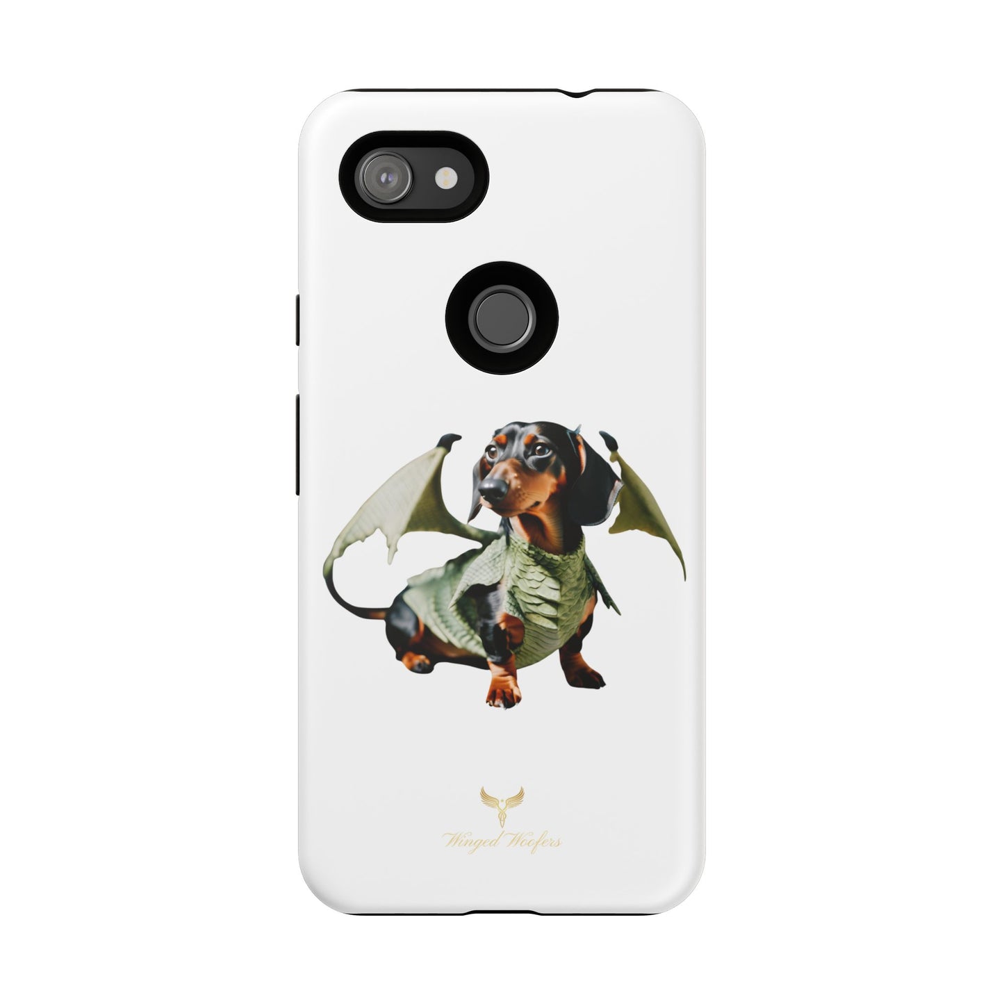 Whimsical Dragon Dog Phone Case - Tough Cases for Pet Lovers