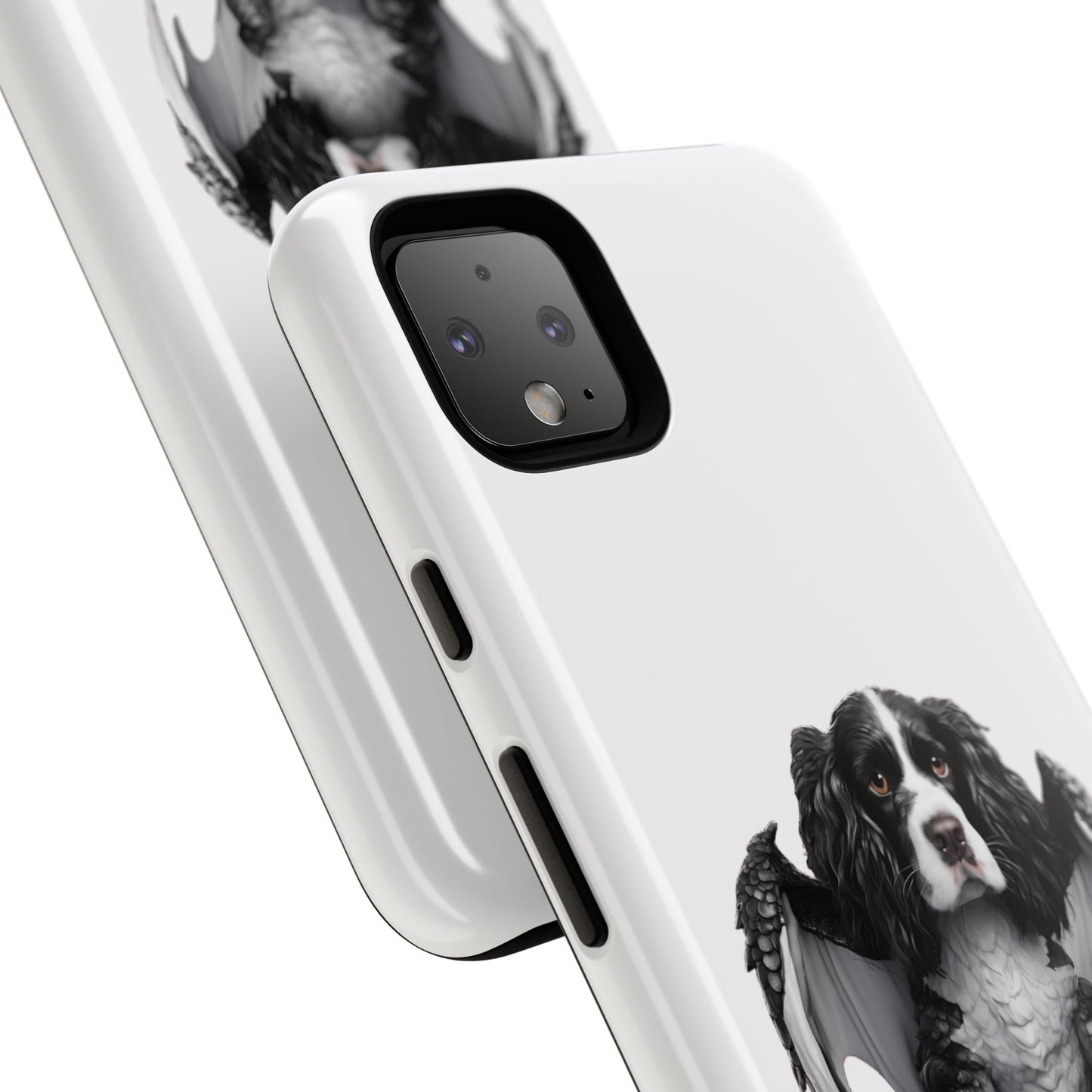 Springer Spaniel Puppy Dragon Winged Dog Phone Case - Tough Cases for Pet Lovers