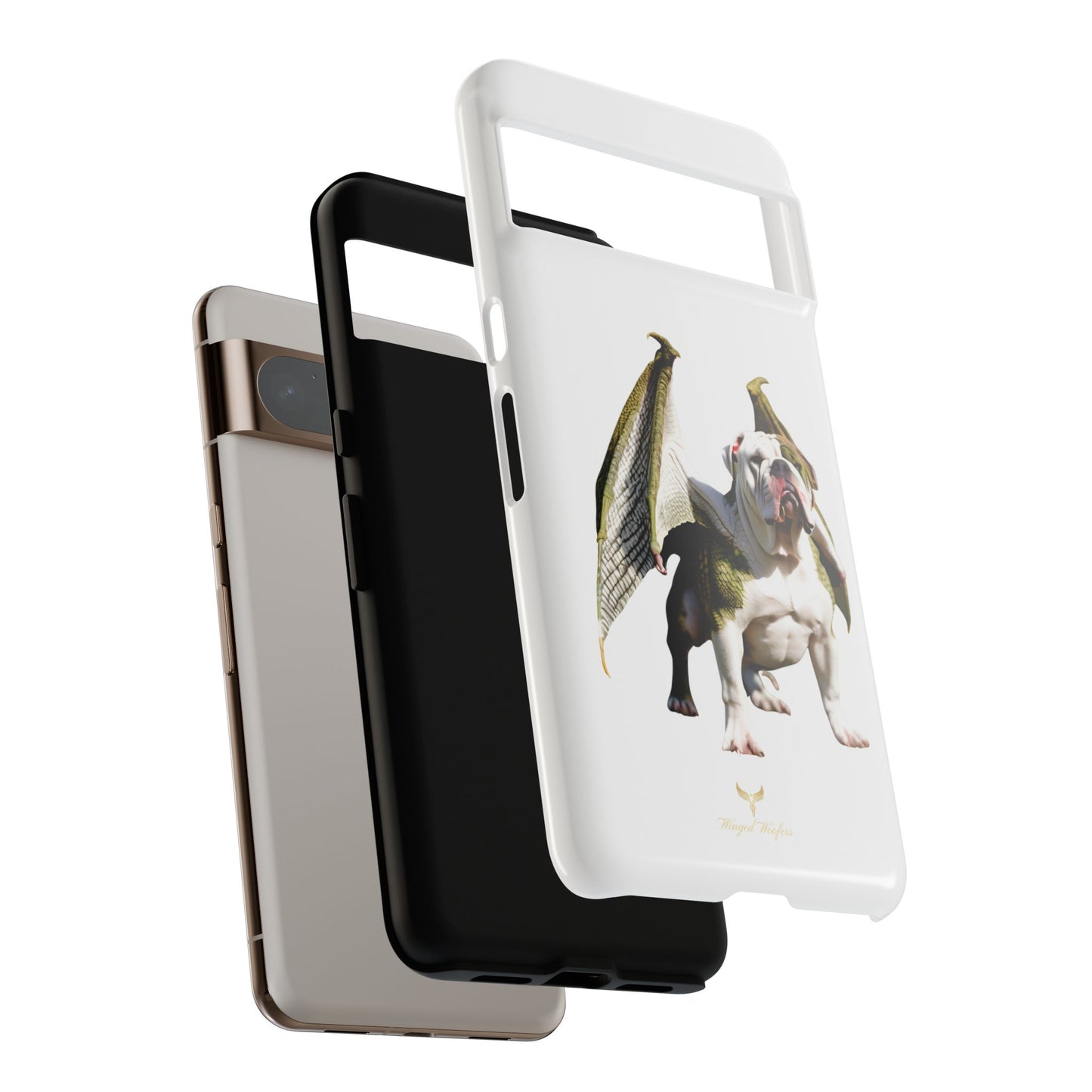 English Bulldog Dragon Phone Case - Tough & Unique Design