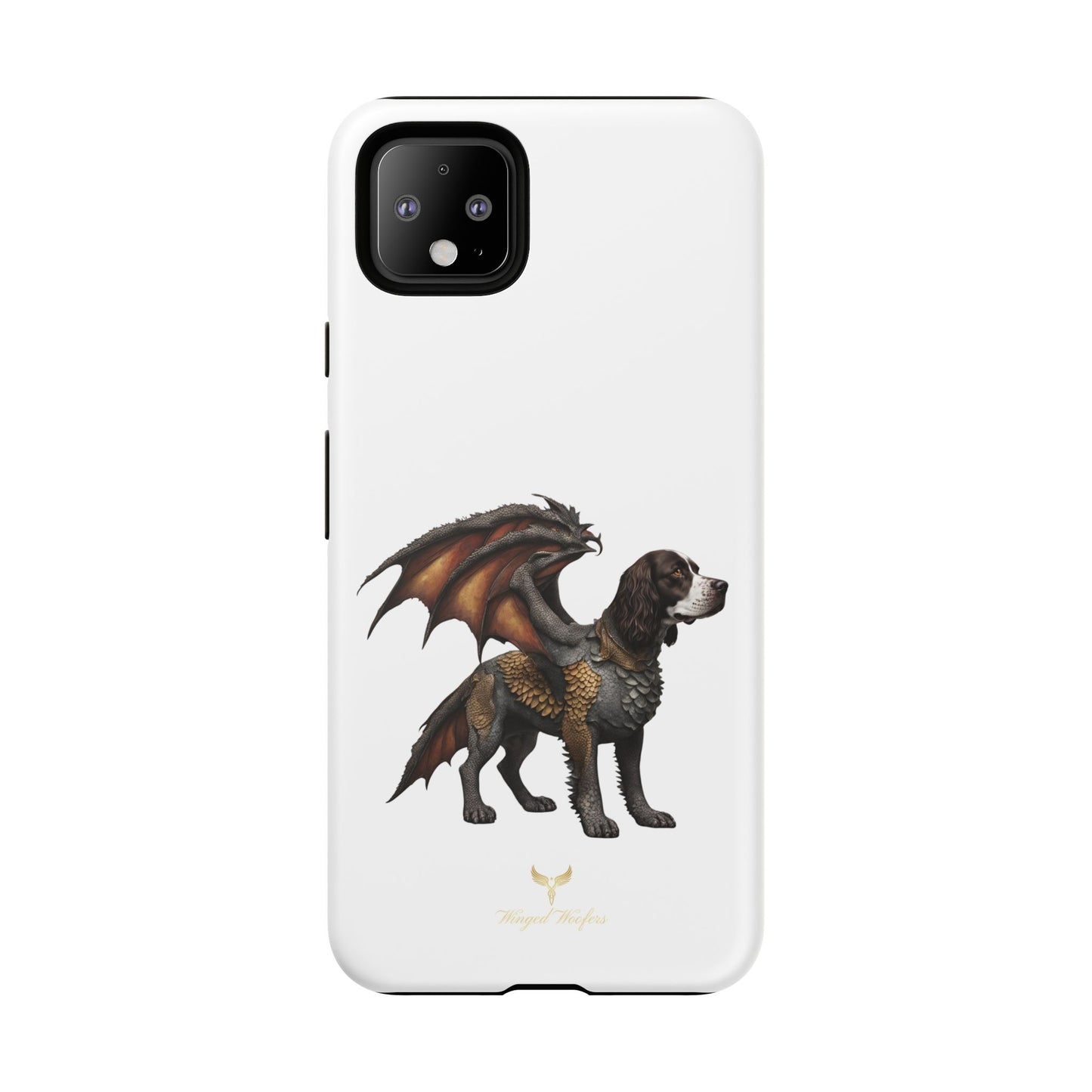 Fantasy Springer Spaniel as a Dragon Phone Case - Tough Cases for Pet Lovers