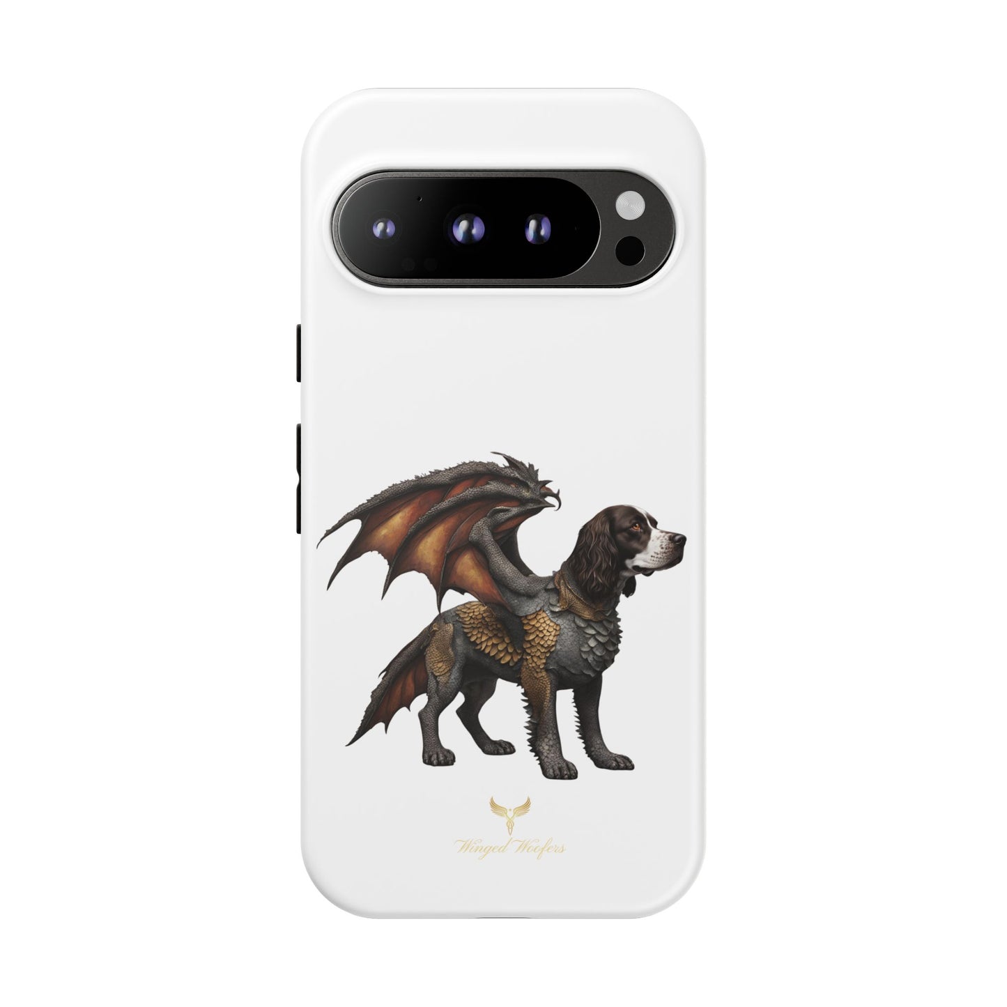 Fantasy Springer Spaniel as a Dragon Phone Case - Tough Cases for Pet Lovers