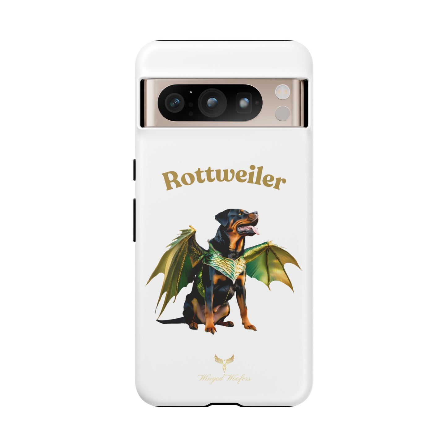 Rottweiler Dragon Wings Phone Case - Tough Cases for Dog Lovers