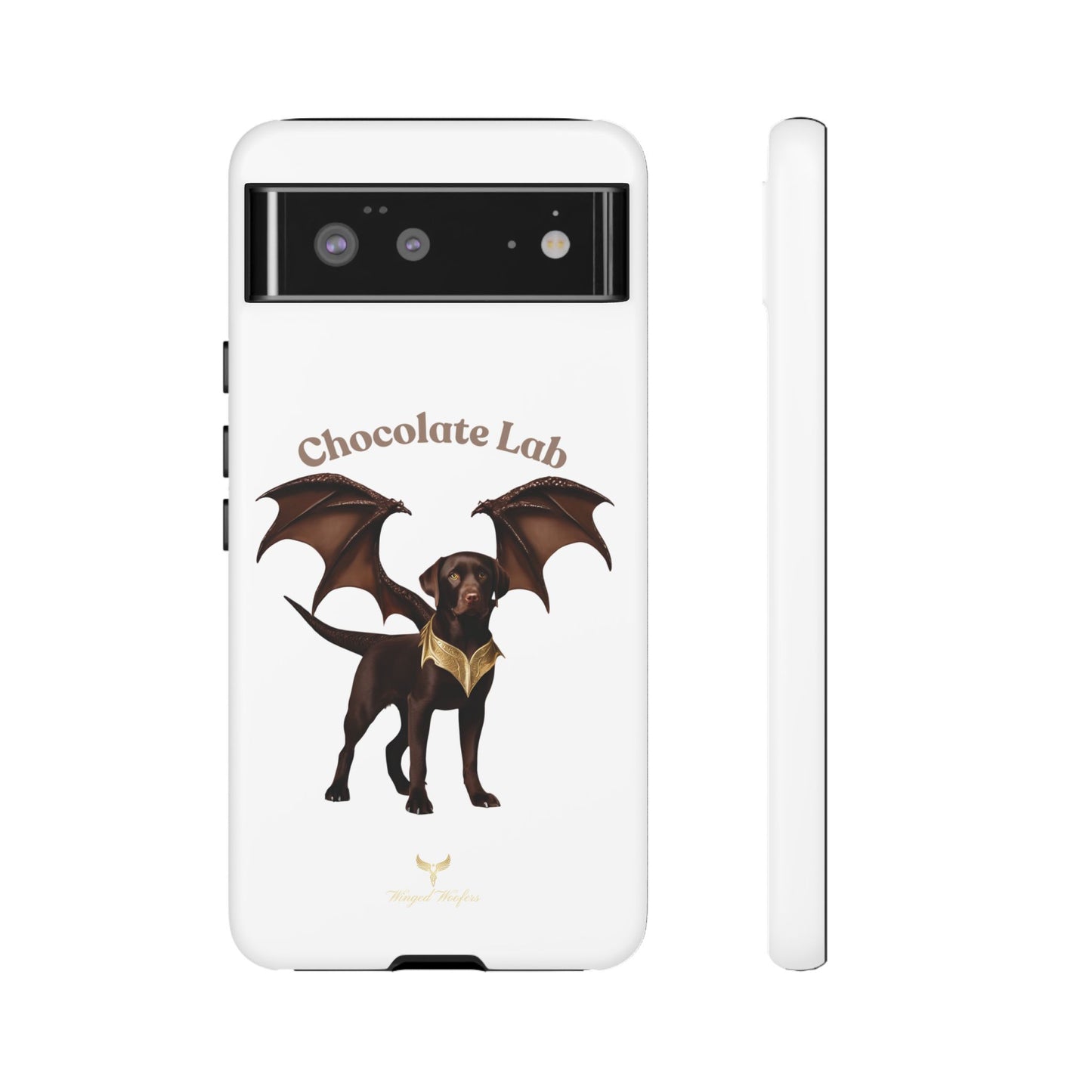 Chocolate Lab Dragon Phone Case - Tough & Stylish for Dog Lovers