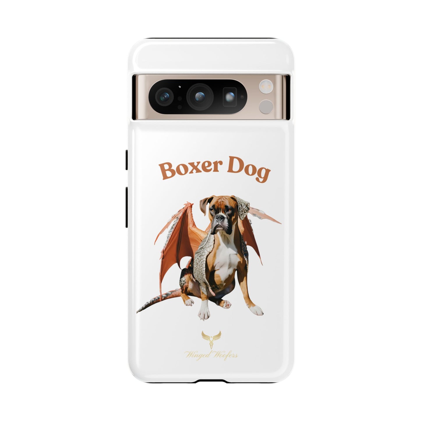 Boxer Dog Dragon Art Phone Case - Tough Cases