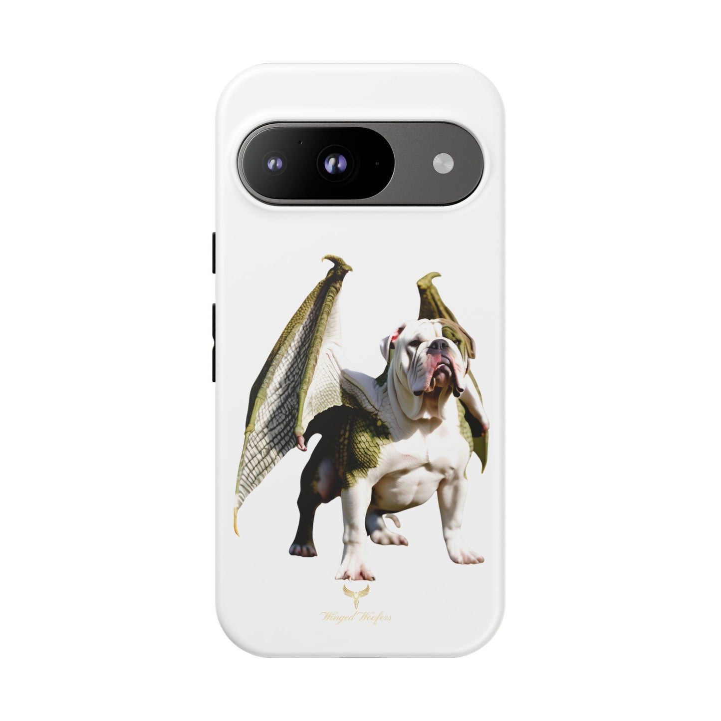 English Bulldog Dragon Phone Case - Tough & Unique Design