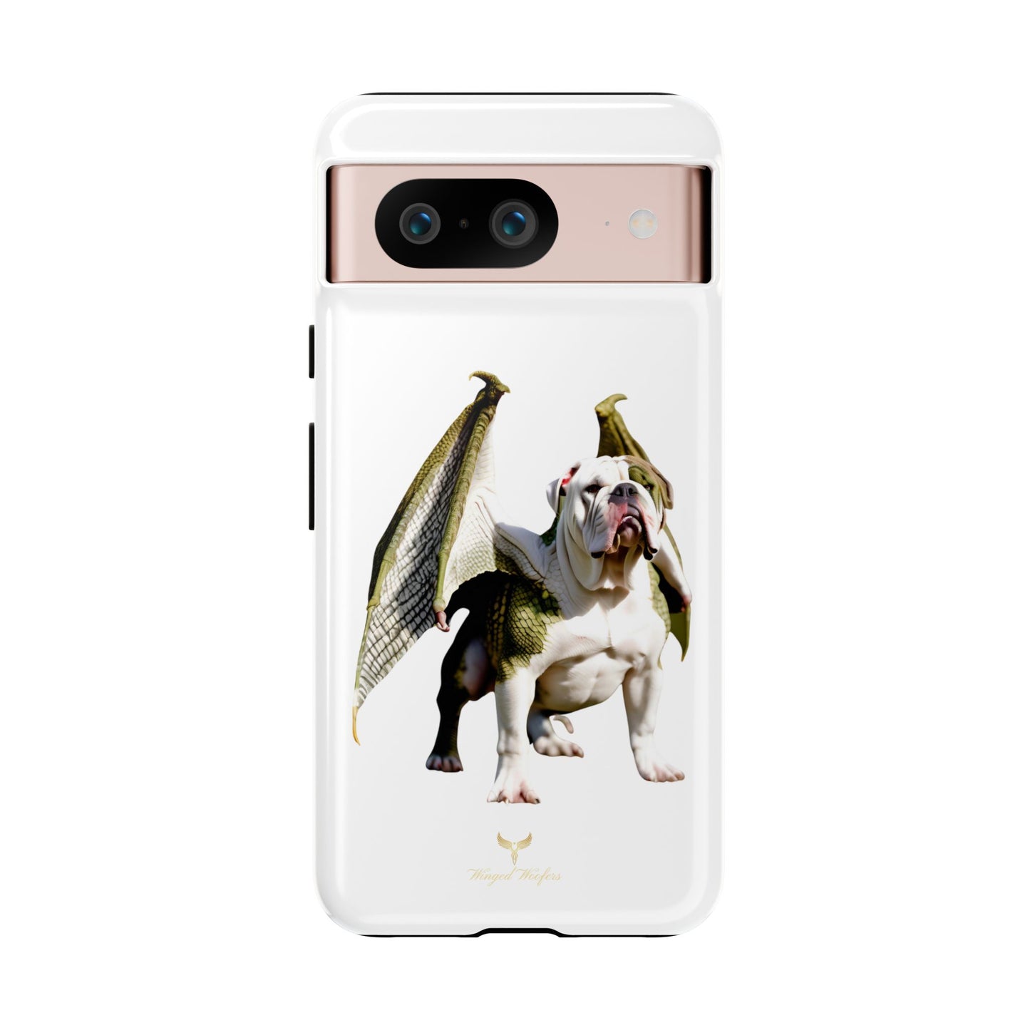 English Bulldog Dragon Phone Case - Tough & Unique Design