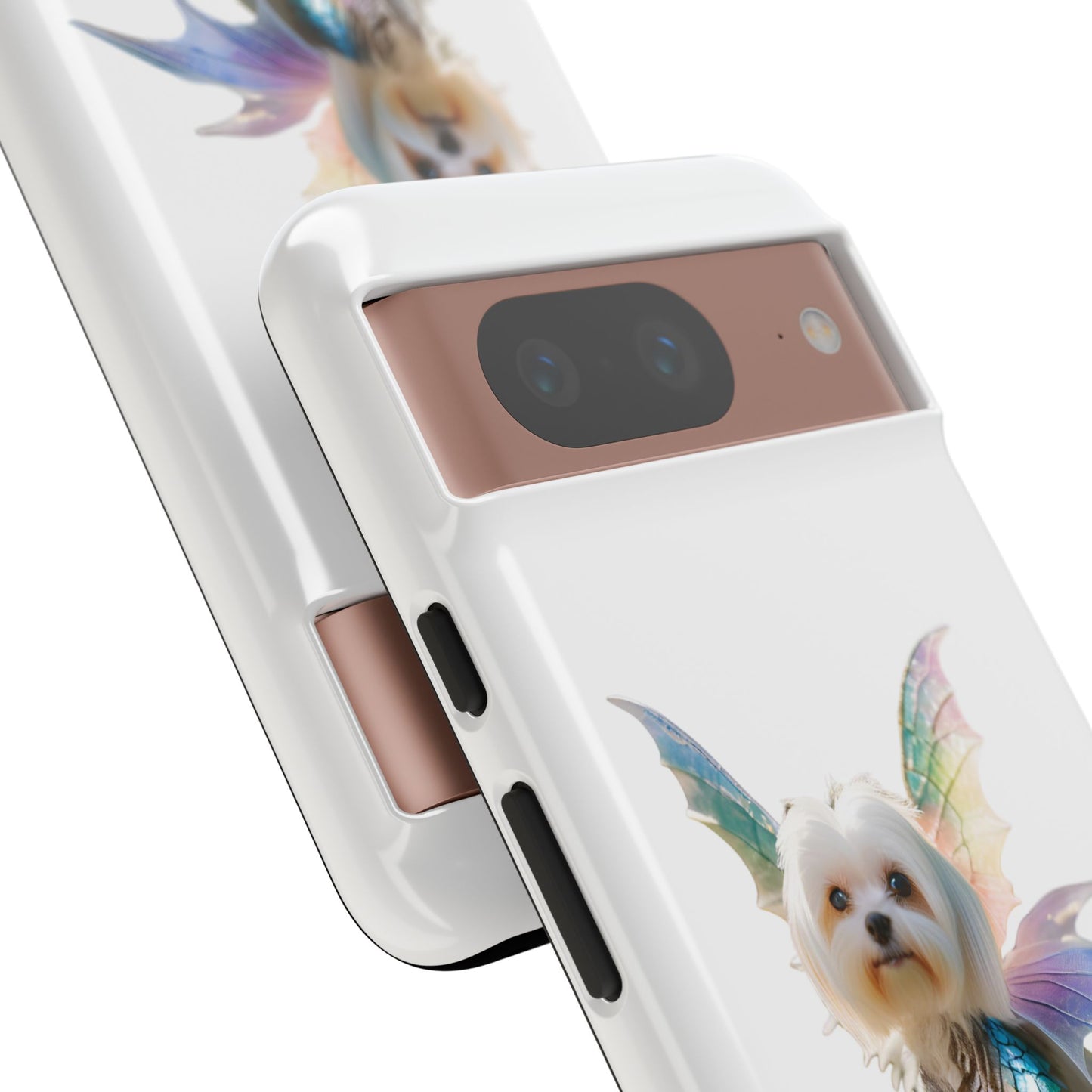 Maltese Dog with Wings Tough Phone Cases