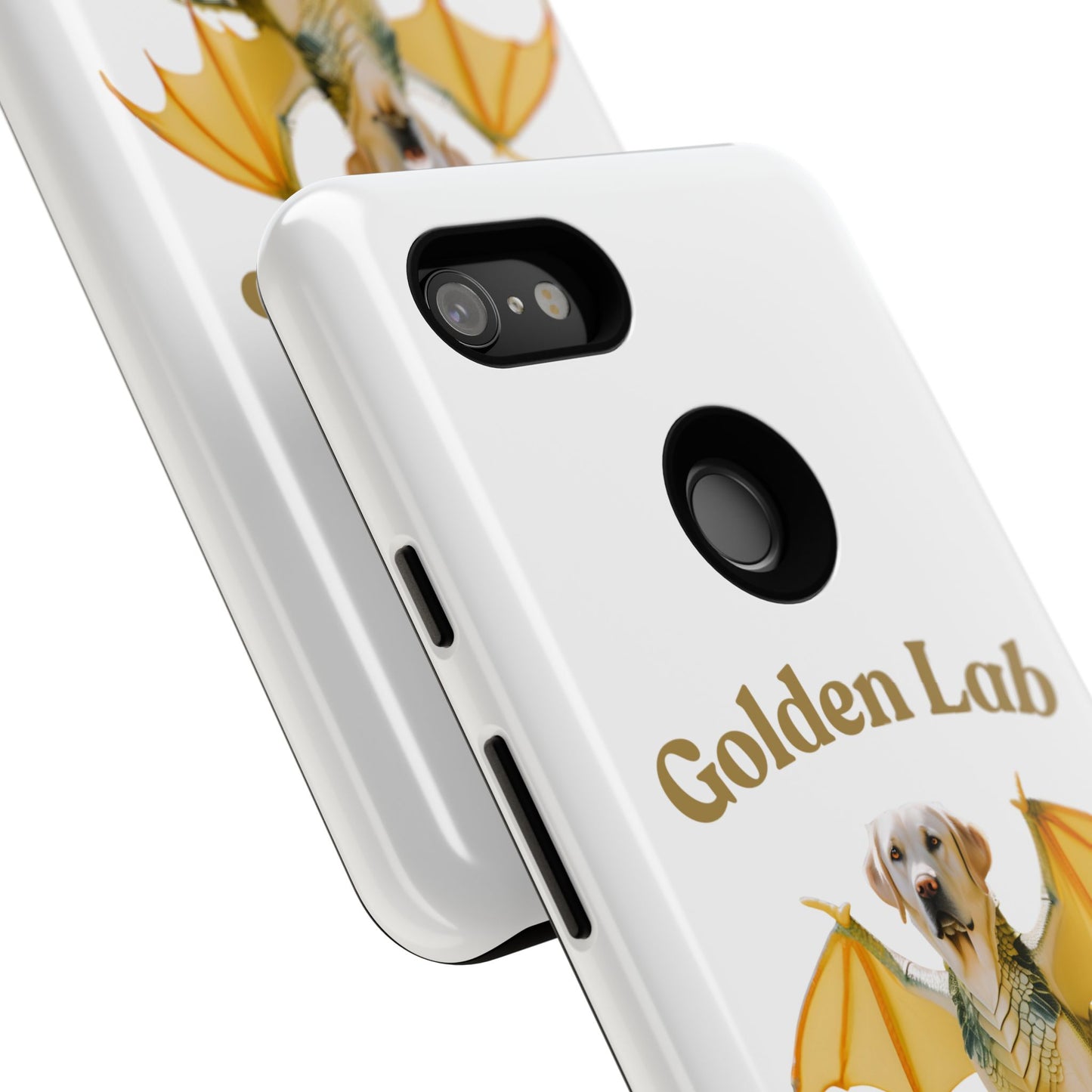 Golden Lab Dragon Phone Case - Tough Protection with a Fun Twist