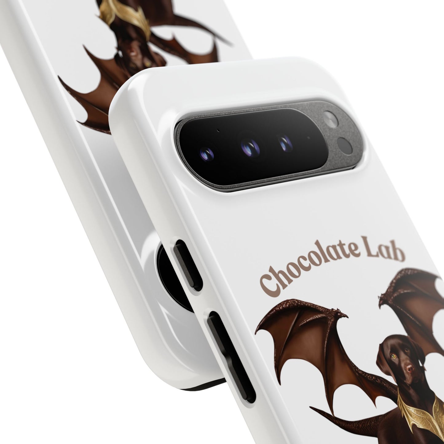 Chocolate Lab Dragon Phone Case - Tough & Stylish for Dog Lovers