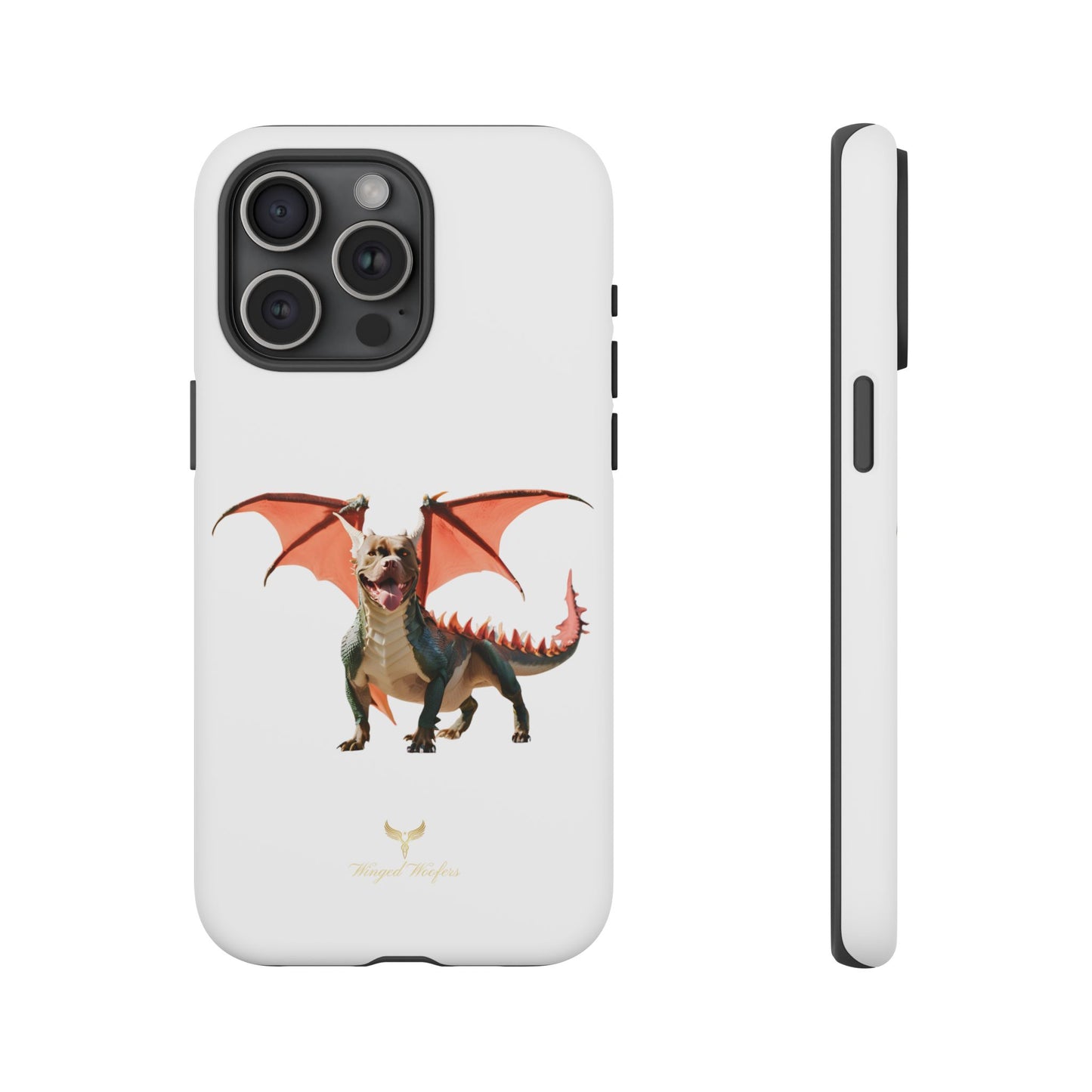 Tough Cases - Fierce Dragon Pitbull Phone Case | Unique Animal Design | Perfect Gift for Animal Lovers