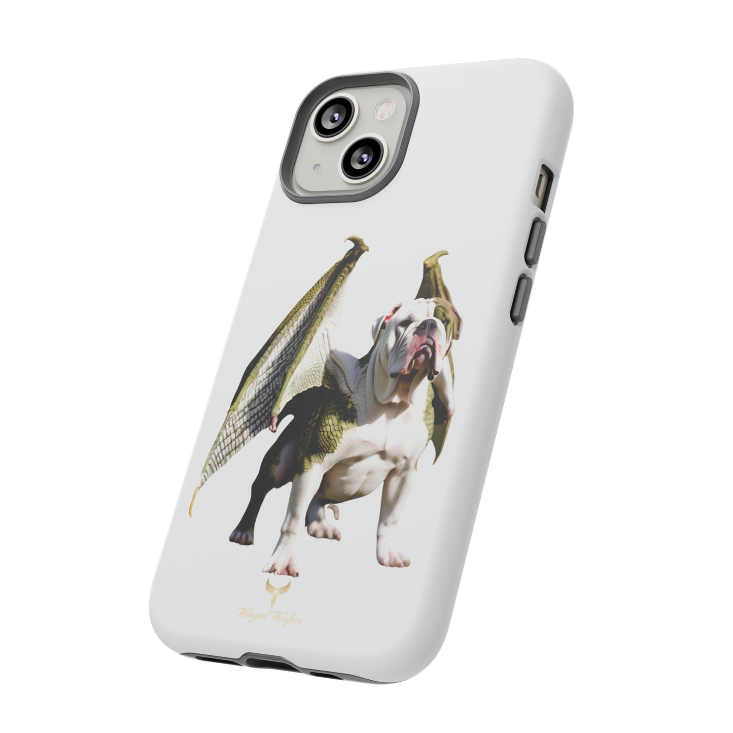 English Bulldog Dragon Phone Case - Tough & Unique Design