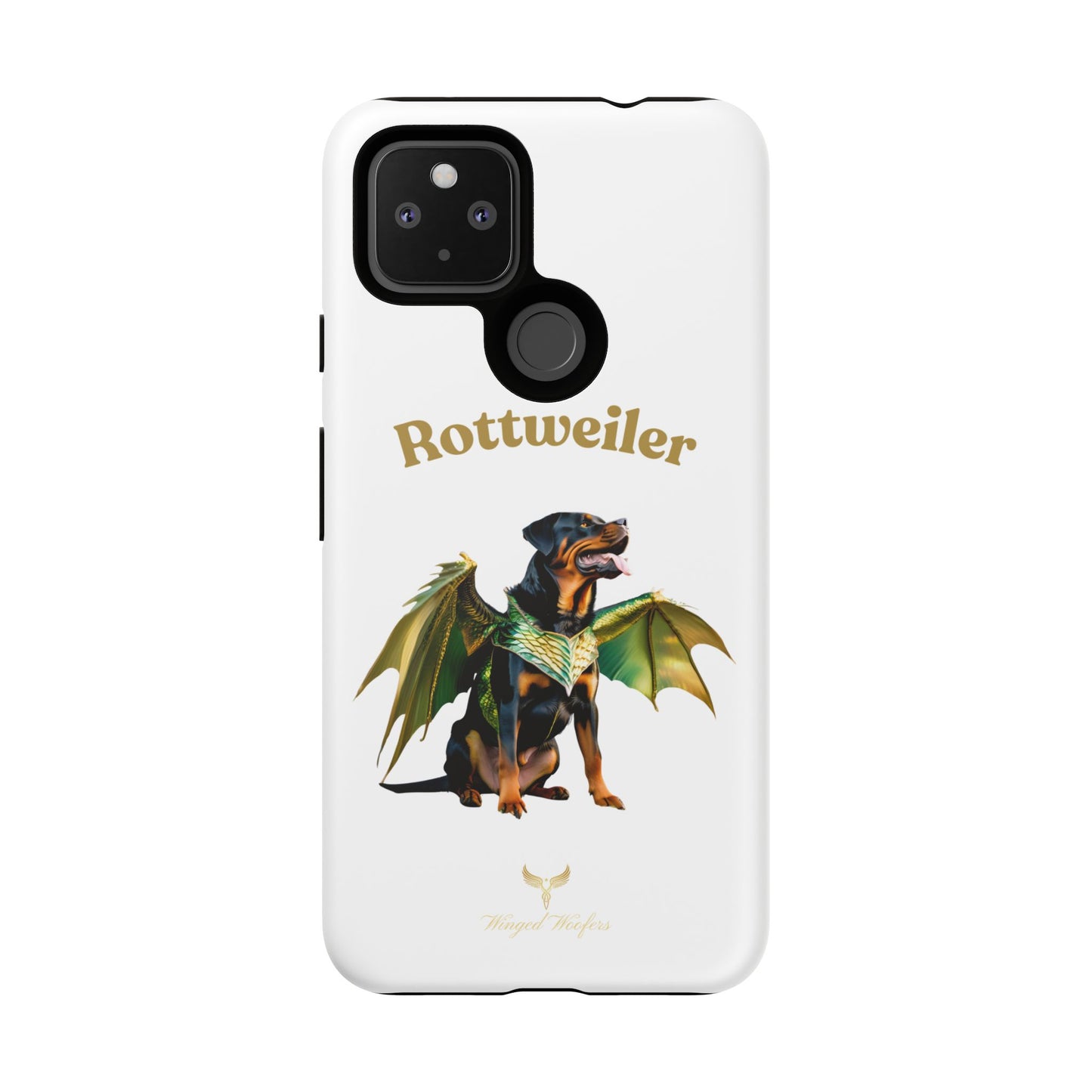 Rottweiler Dragon Wings Phone Case - Tough Cases for Dog Lovers