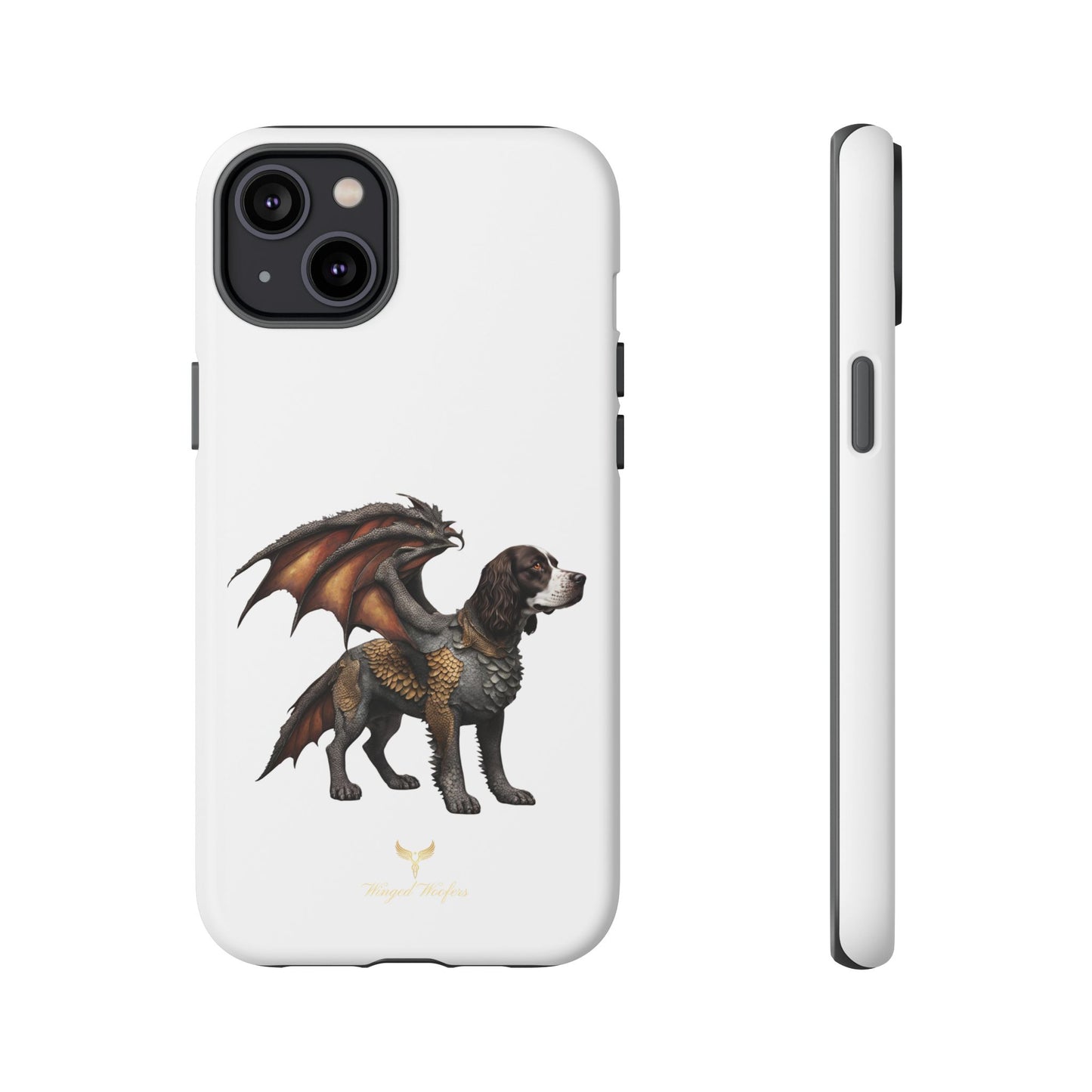 Fantasy Springer Spaniel as a Dragon Phone Case - Tough Cases for Pet Lovers