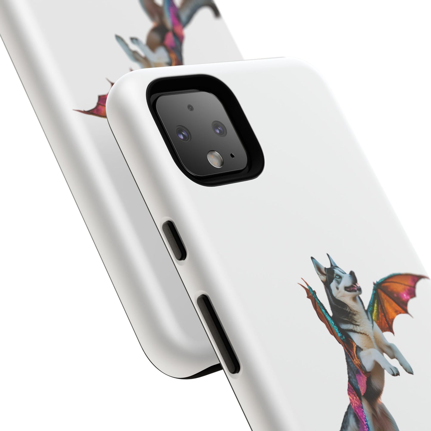 Magical Husky Pet Phone Case - Winged Dog Design | Tough Cases | Unique Animal Lover Gift