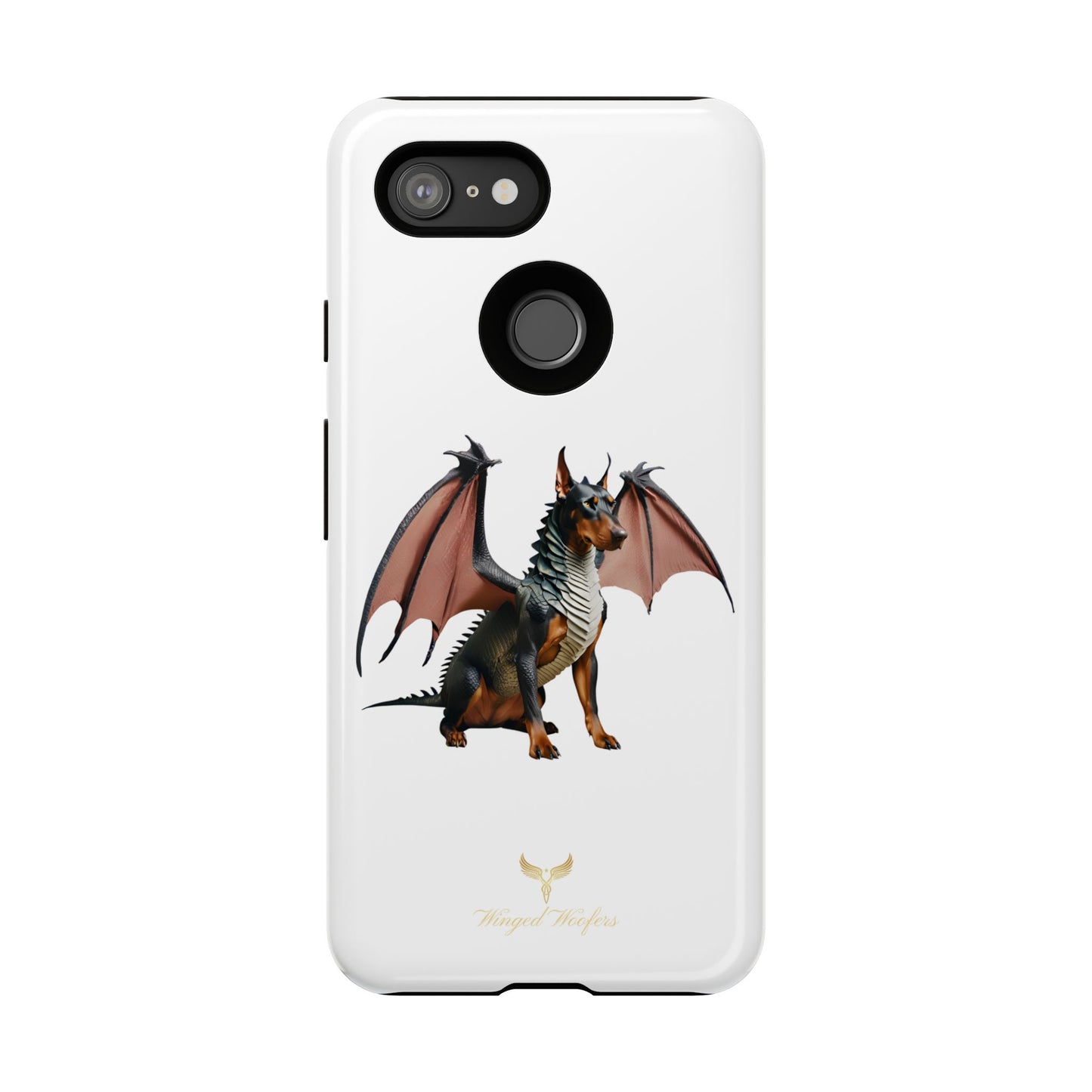 Mythical Doberman Pinscher Dragon Phone Case - Tough & Stylish Protection