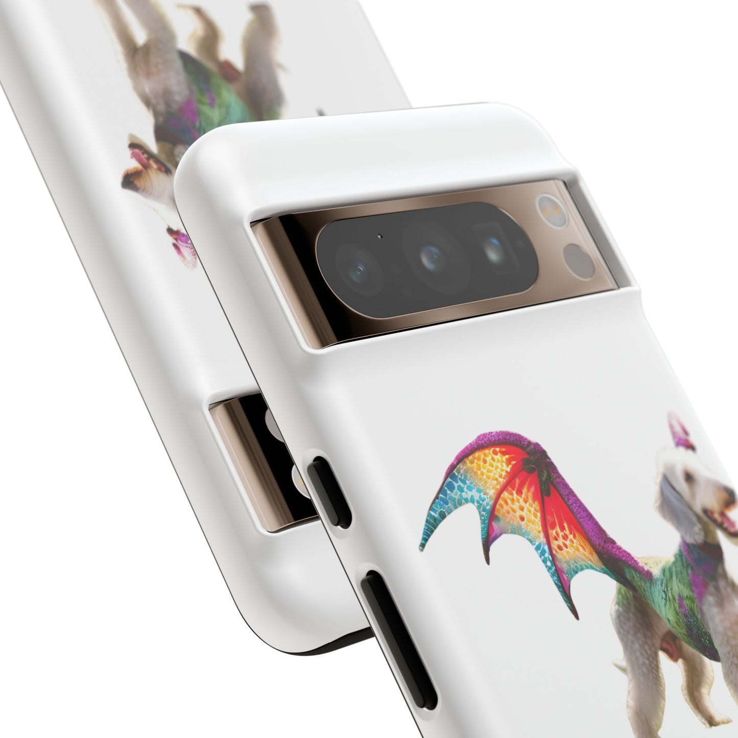 Mythical Bedlington Terrier with Wings Dog iPhone Case | Tough Cases for Pet Lovers