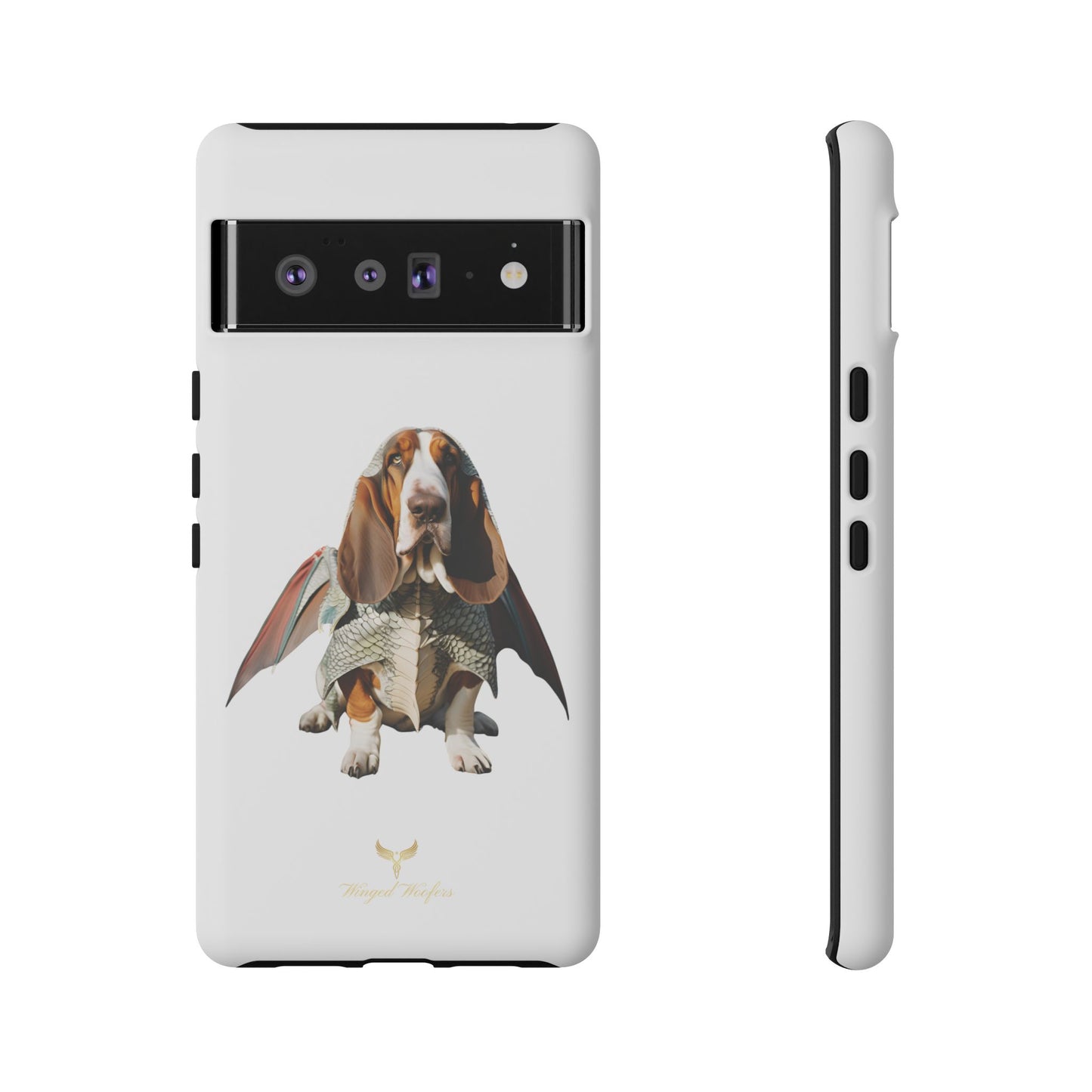 Whimsical Basset Hound Dog Phone Case - Tough Cases for Animal Lovers