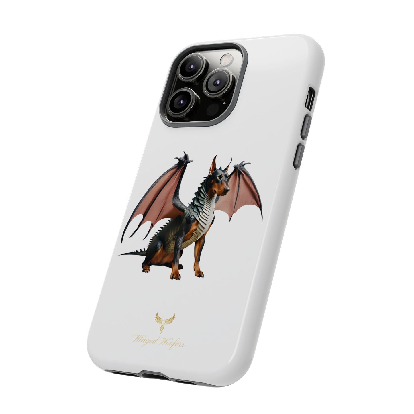 Mythical Doberman Pinscher Dragon Phone Case - Tough & Stylish Protection