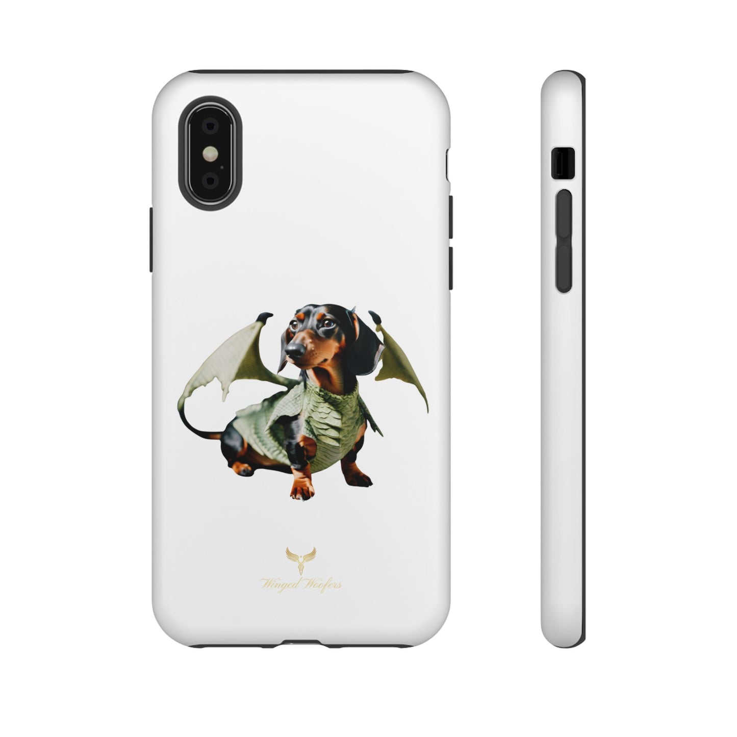 Whimsical Dragon Dog Phone Case - Tough Cases for Pet Lovers