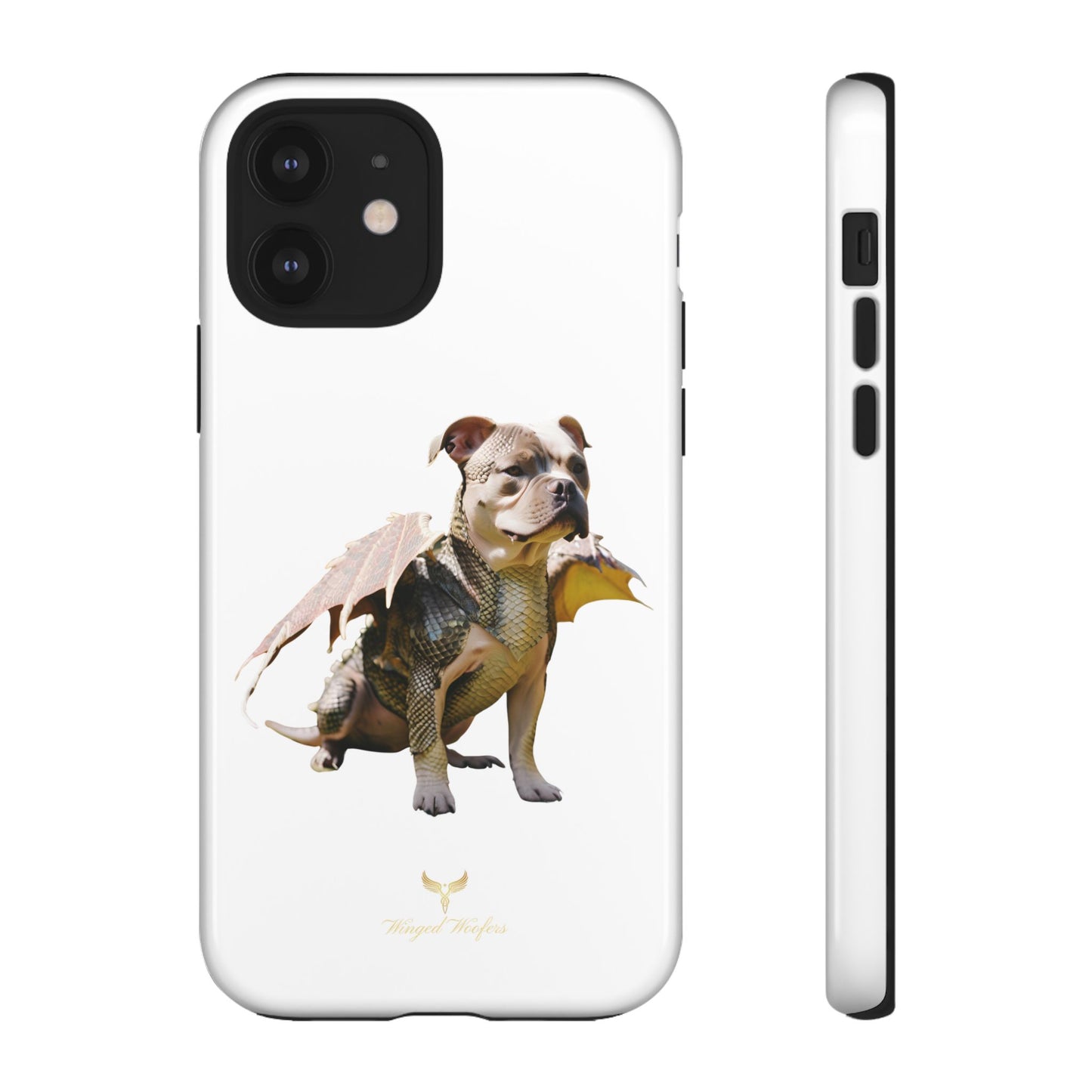 Staffordshire Bulldog Dragon Tough Phone Case - Unique Animal Design for Pet Lovers