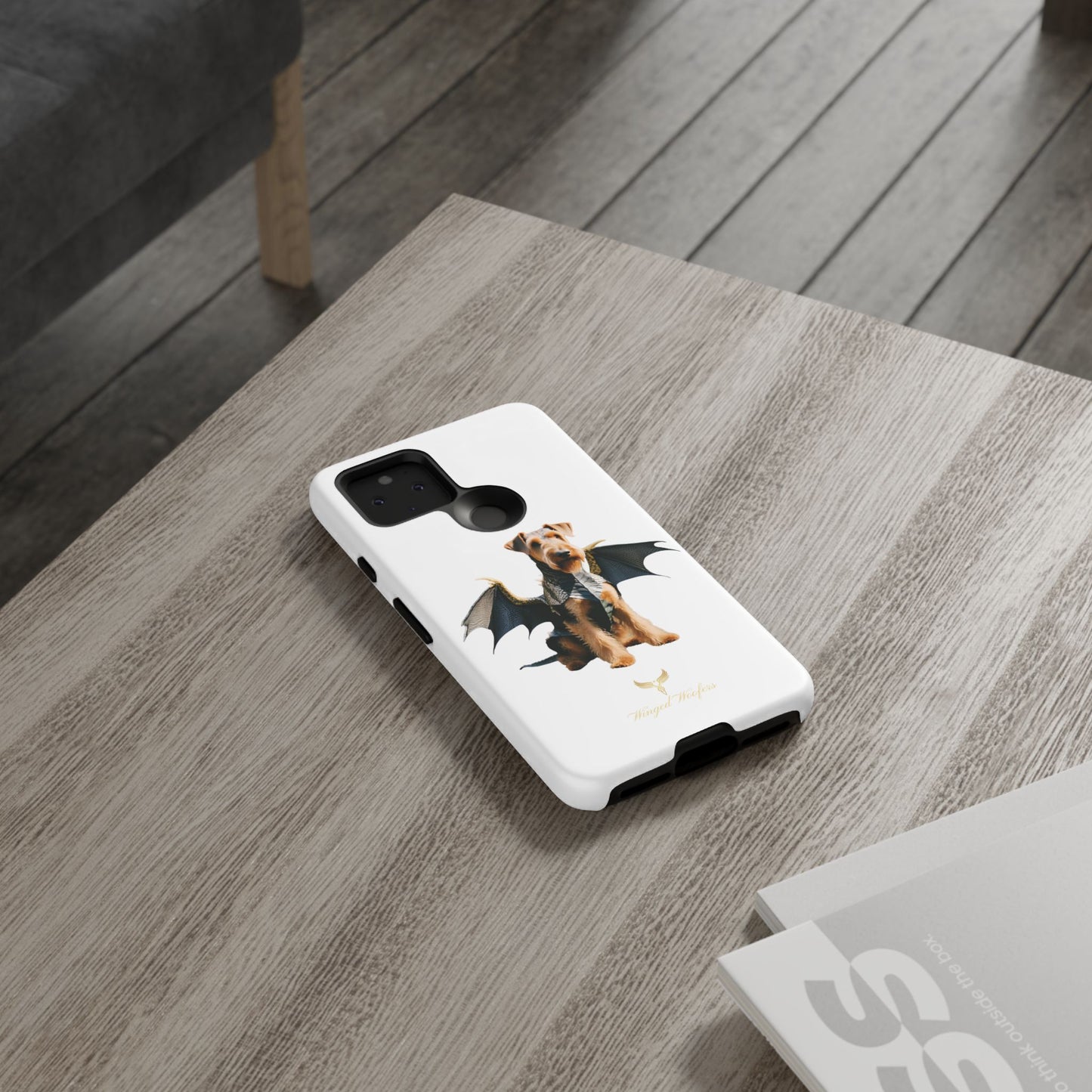 Cool Dragon Airedale Terrier Dog Phone Case - Tough Cases for Pet Lovers