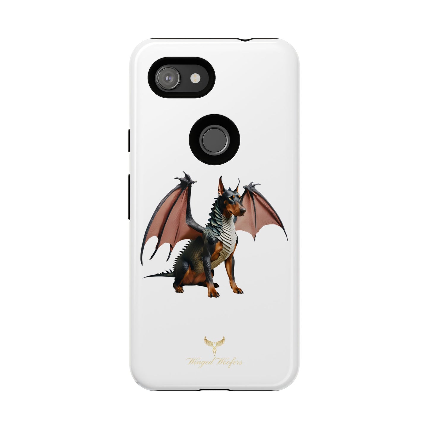 Mythical Doberman Pinscher Dragon Phone Case - Tough & Stylish Protection