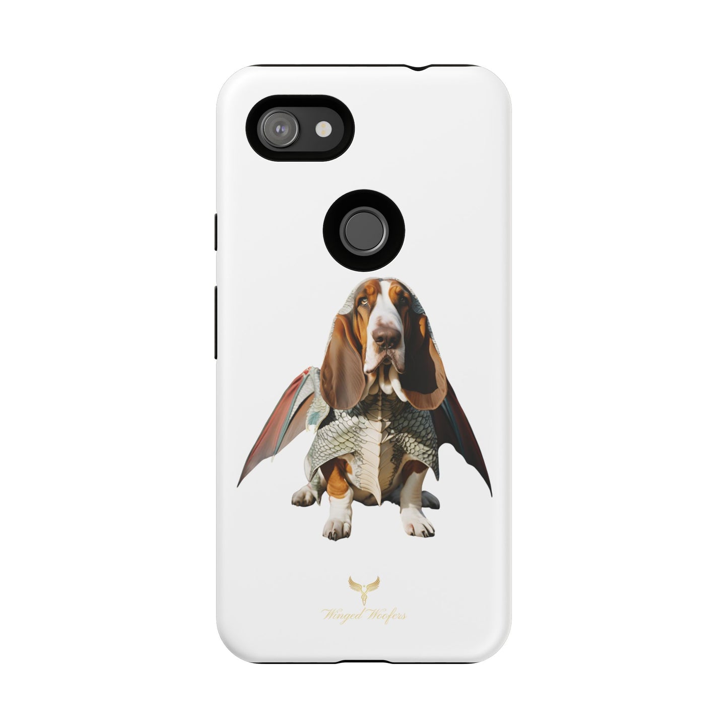 Whimsical Basset Hound Dog Phone Case - Tough Cases for Animal Lovers