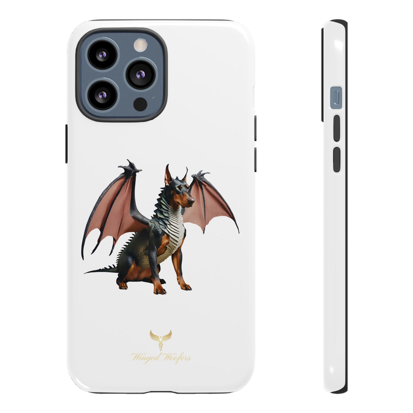 Mythical Doberman Pinscher Dragon Phone Case - Tough & Stylish Protection