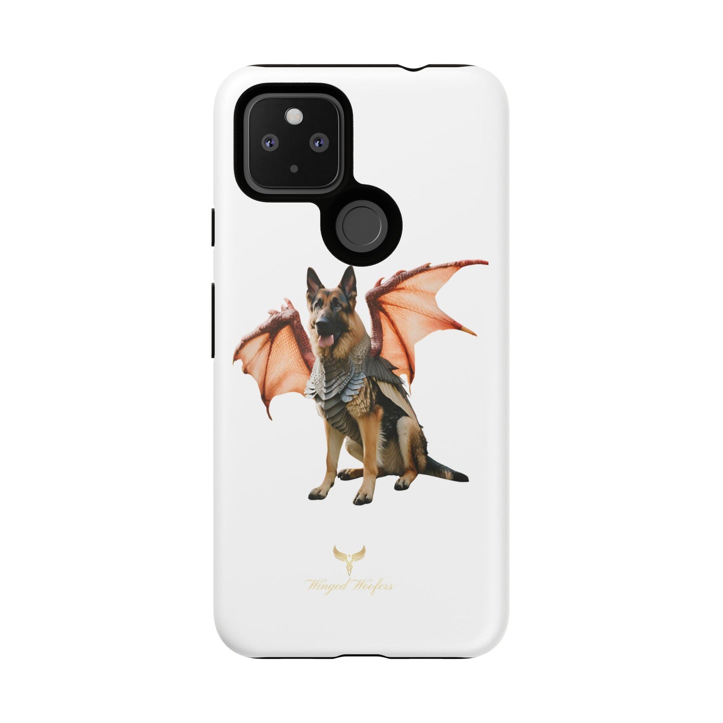 Mythical German Shepherd with Wings Dog iPhone Case | Tough Cases for Pet Lovers