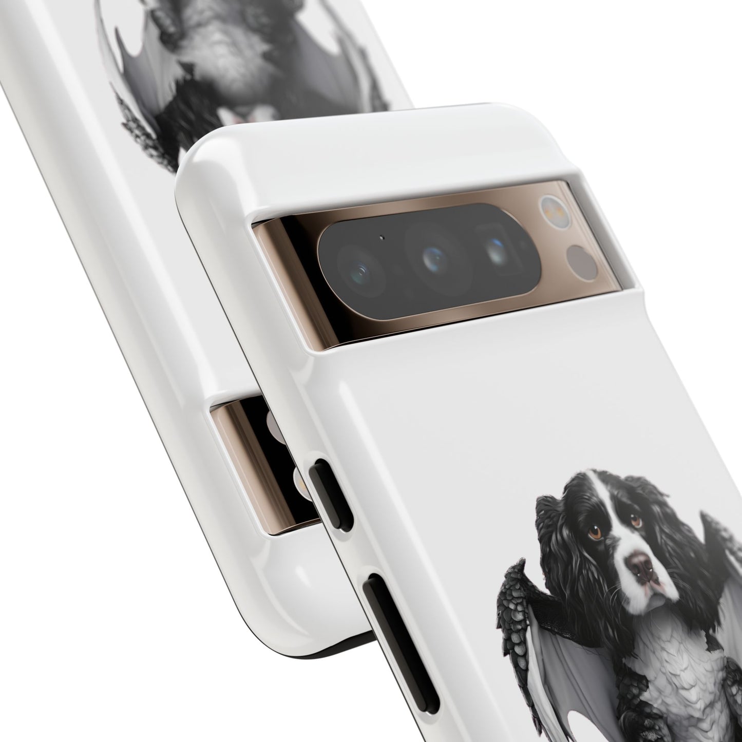 Springer Spaniel Puppy Dragon Winged Dog Phone Case - Tough Cases for Pet Lovers