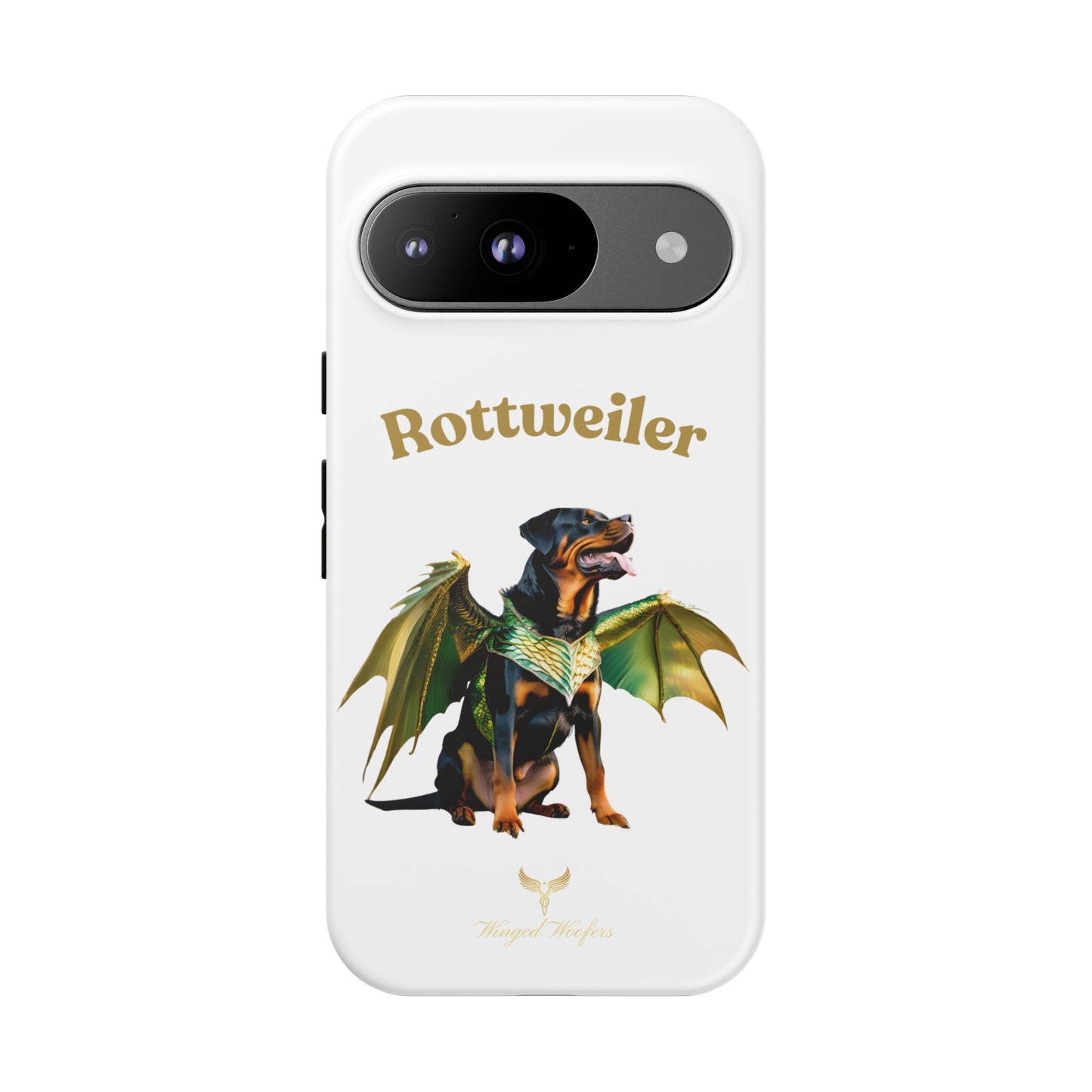 Rottweiler Dragon Wings Phone Case - Tough Cases for Dog Lovers