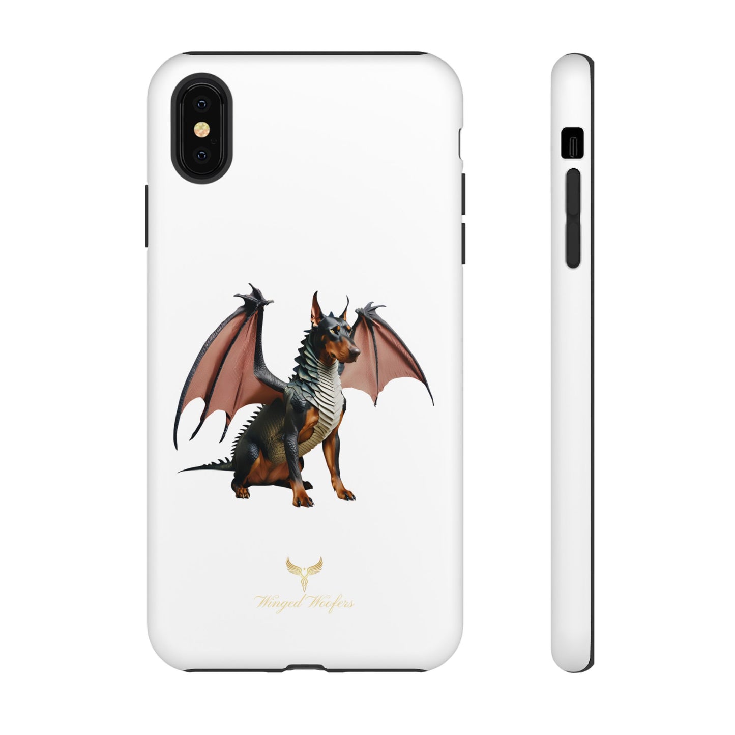 Mythical Doberman Pinscher Dragon Phone Case - Tough & Stylish Protection