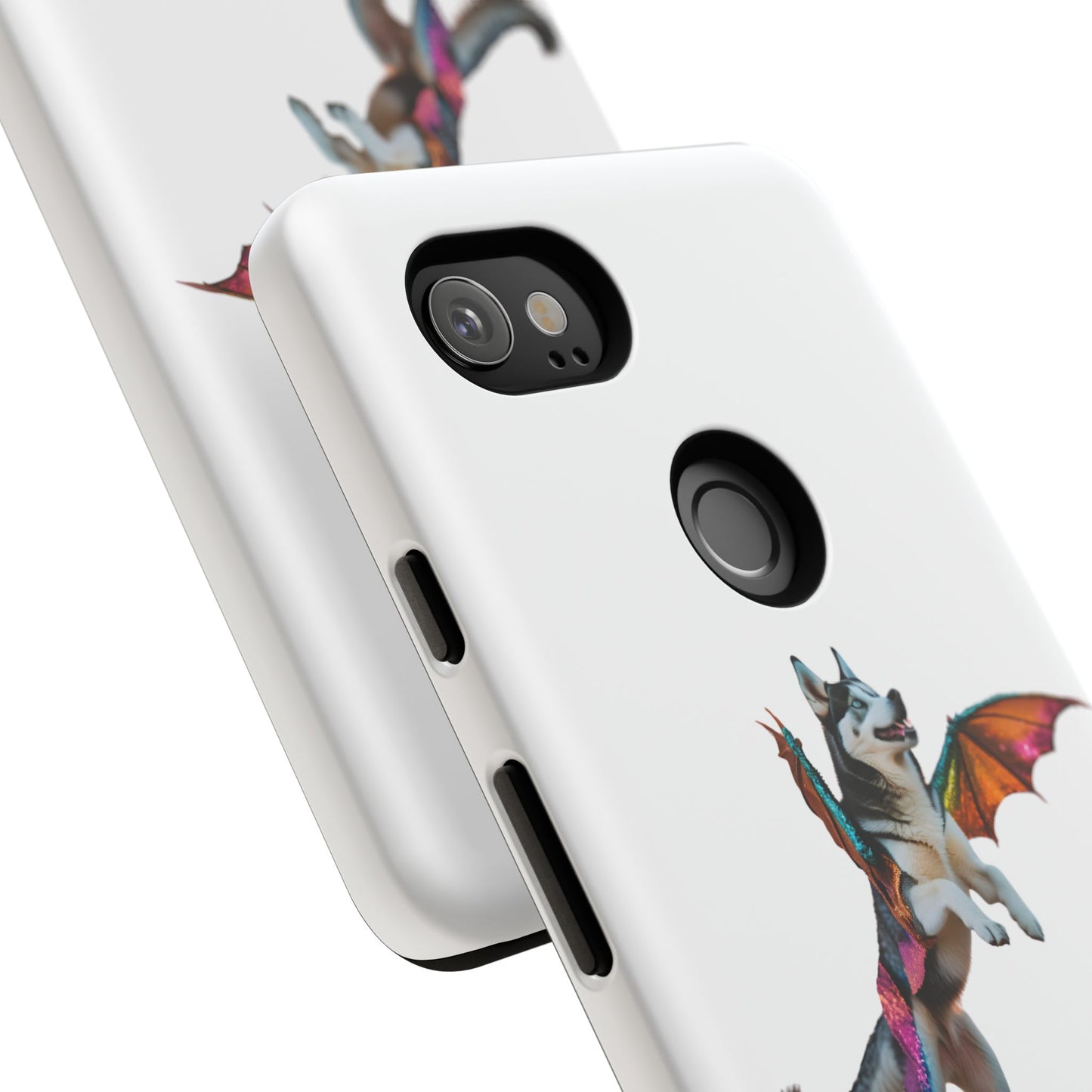 Magical Husky Pet Phone Case - Winged Dog Design | Tough Cases | Unique Animal Lover Gift