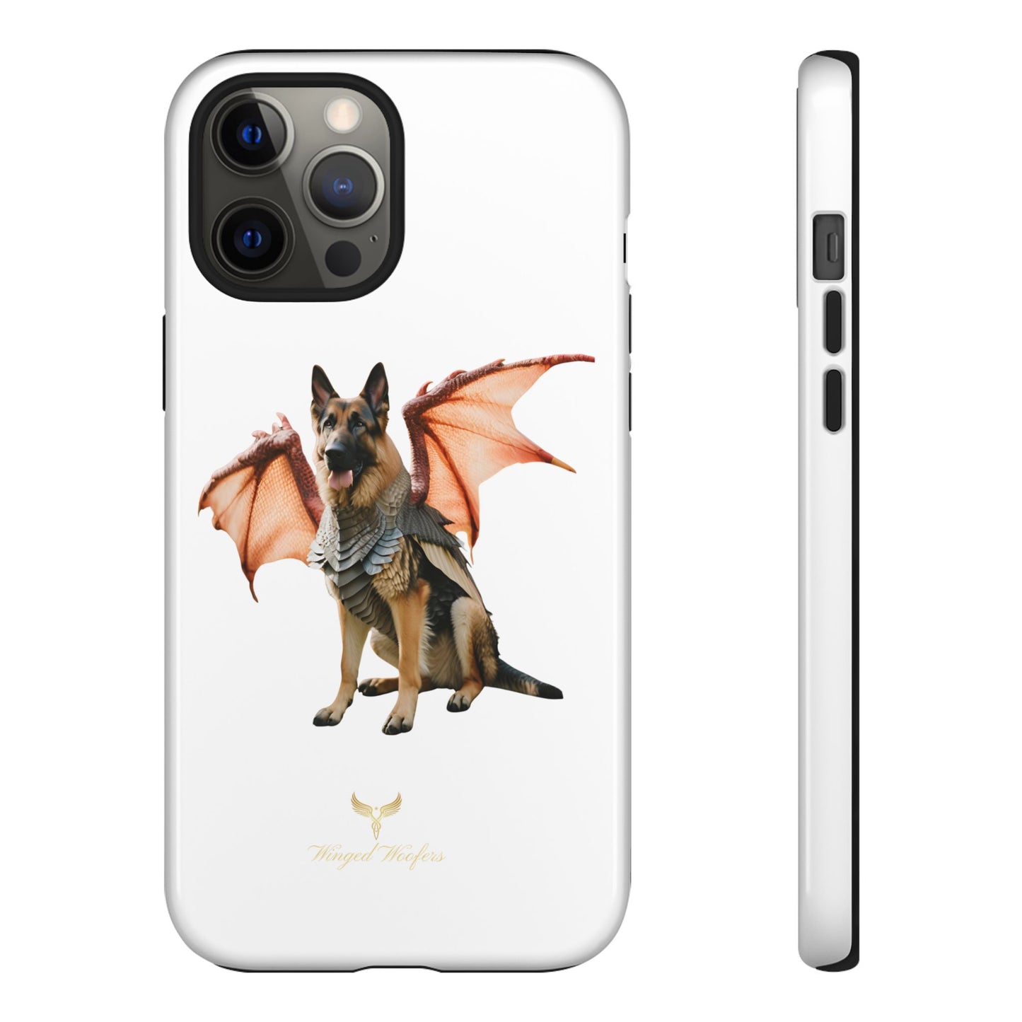 Mythical German Shepherd with Wings Dog iPhone Case | Tough Cases for Pet Lovers