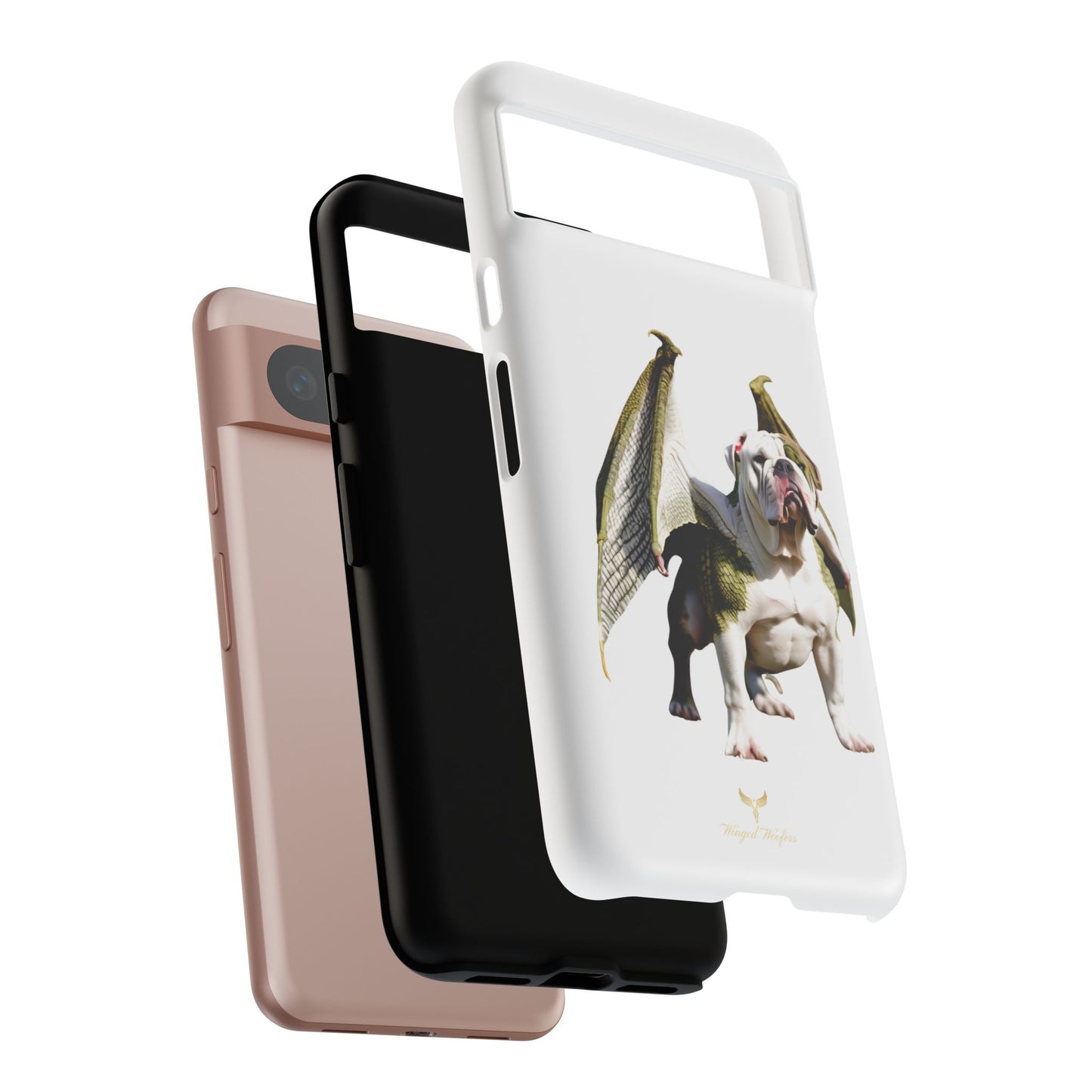 English Bulldog Dragon Phone Case - Tough & Unique Design