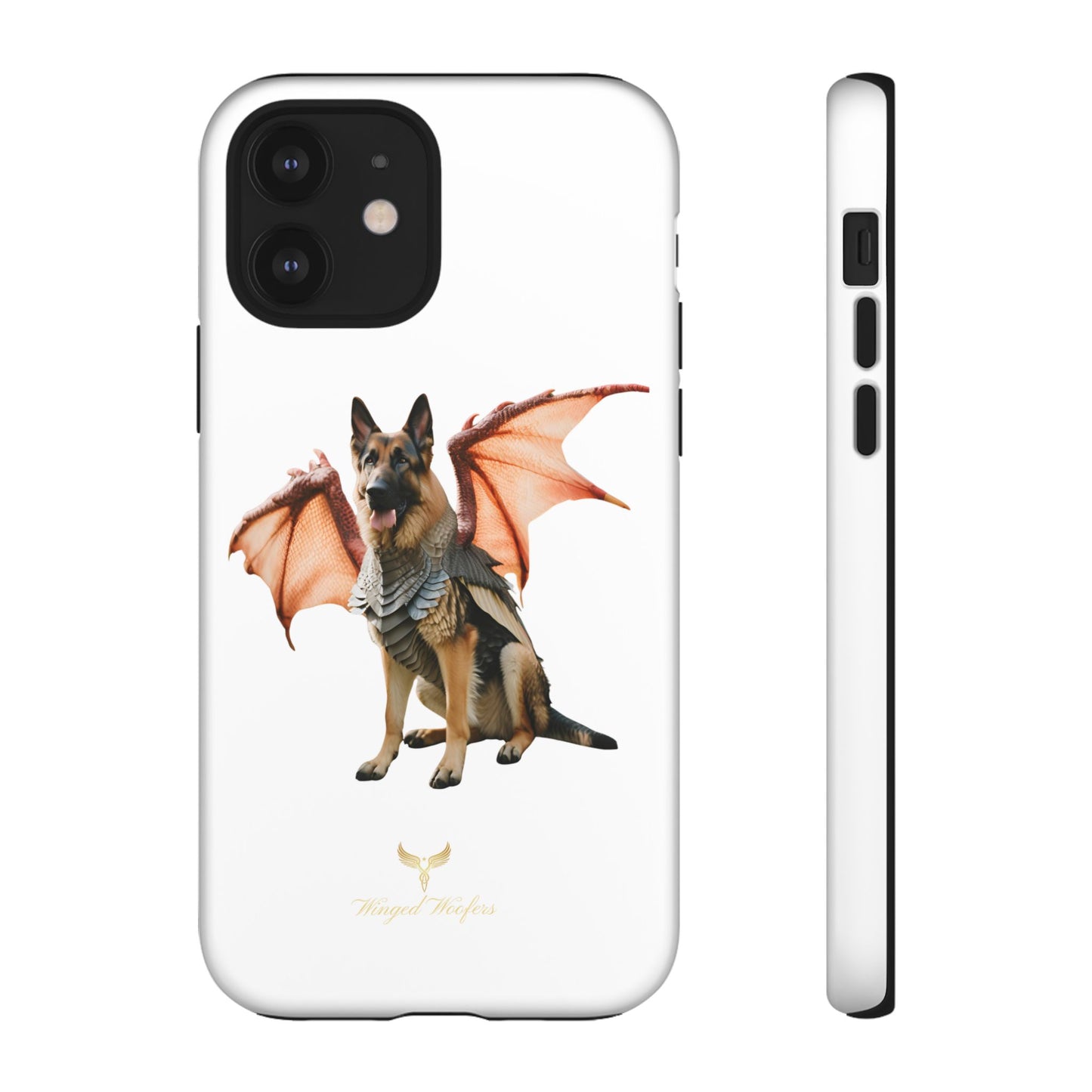 Mythical German Shepherd with Wings Dog iPhone Case | Tough Cases for Pet Lovers