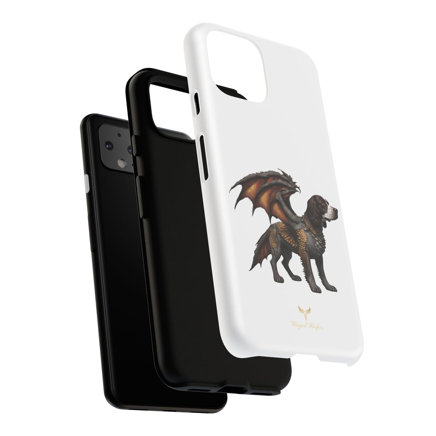 Fantasy Springer Spaniel as a Dragon Phone Case - Tough Cases for Pet Lovers