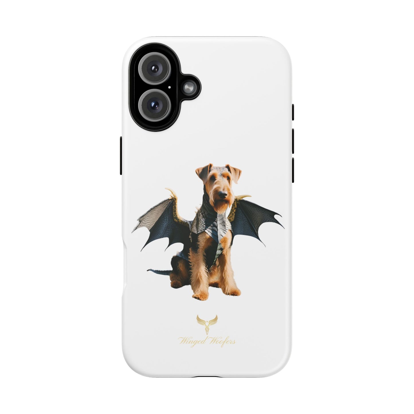 Cool Dragon Airedale Terrier Dog Phone Case - Tough Cases for Pet Lovers