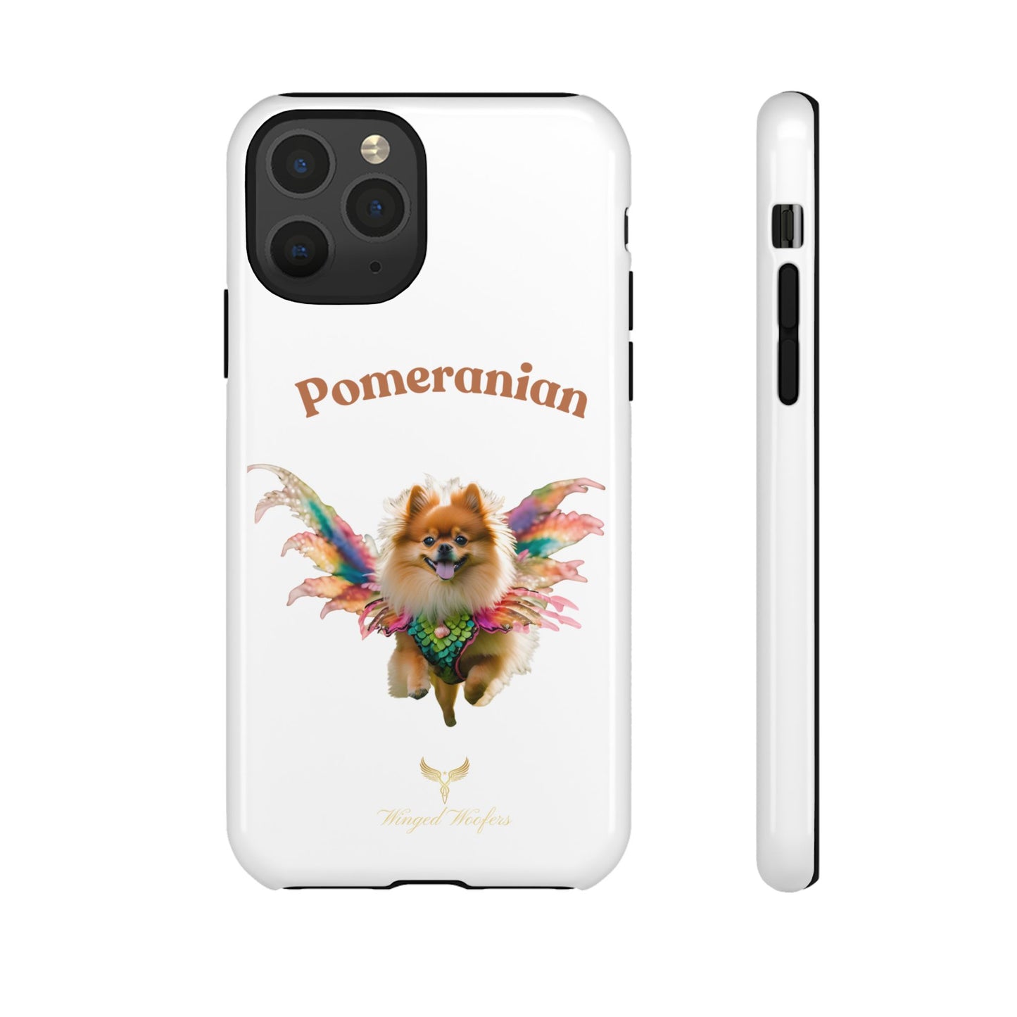 Pomeranian Winged Dog Phone Case – Cute Dog Lover Accessory