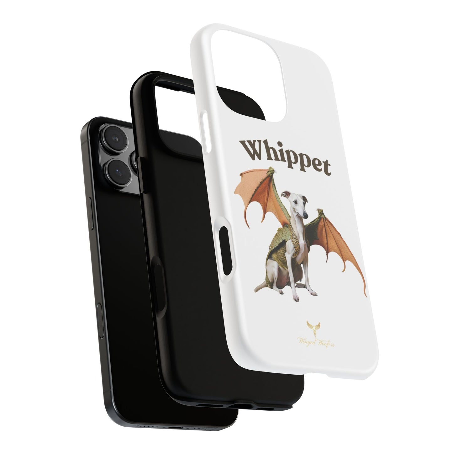 Whippet Dragon Phone Case - Tough & Stylish Pet Accessory