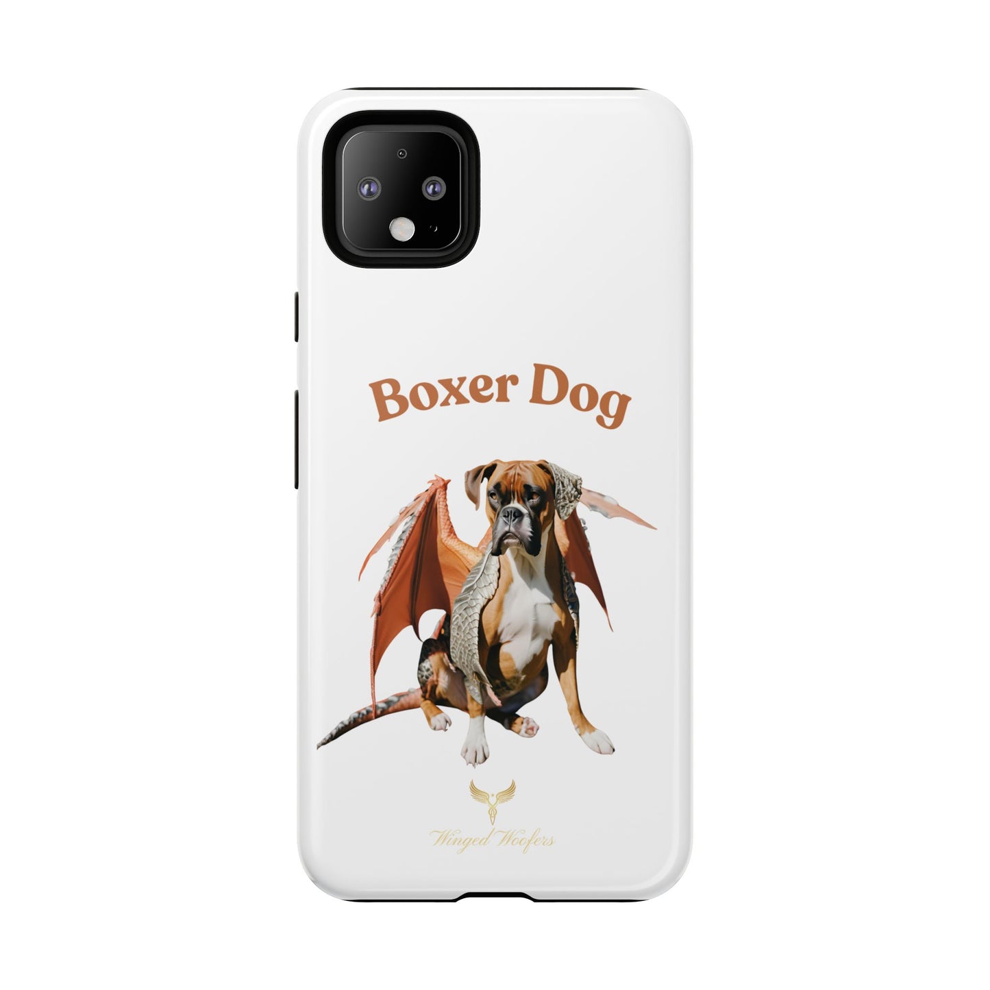 Boxer Dog Dragon Art Phone Case - Tough Cases