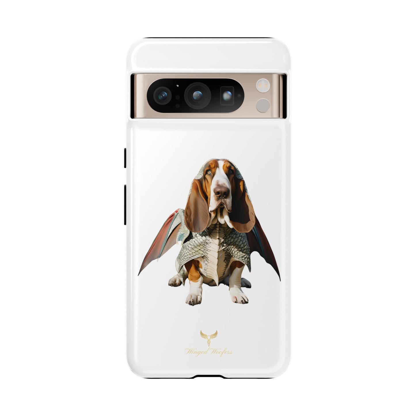 Whimsical Basset Hound Dog Phone Case - Tough Cases for Animal Lovers