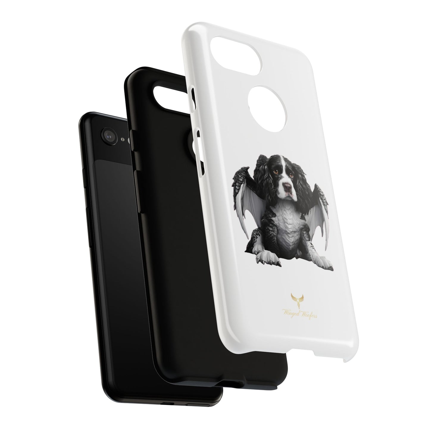 Springer Spaniel Puppy Dragon Winged Dog Phone Case - Tough Cases for Pet Lovers