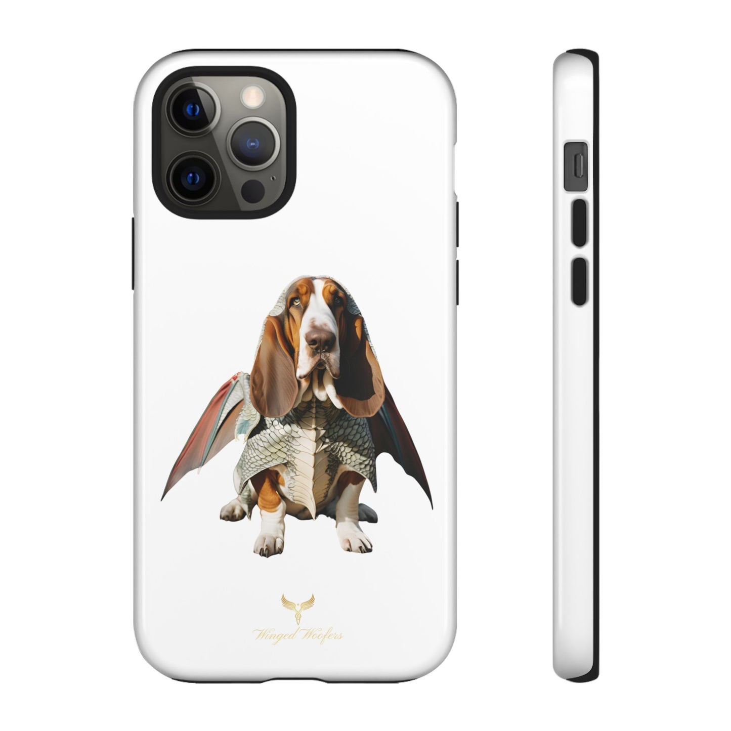 Whimsical Basset Hound Dog Phone Case - Tough Cases for Animal Lovers